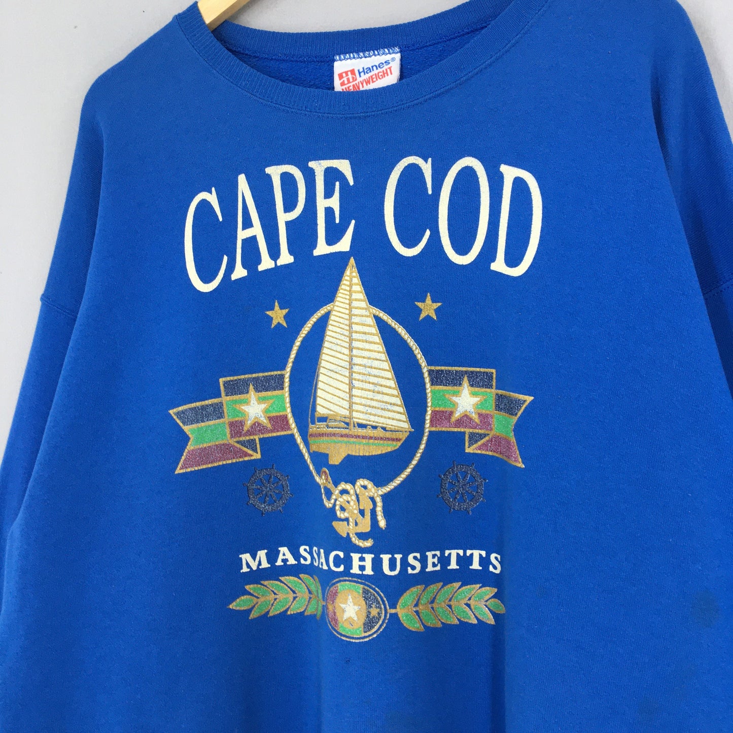 Cape Cod Massachusetts Blue Sweatshirt XLarge