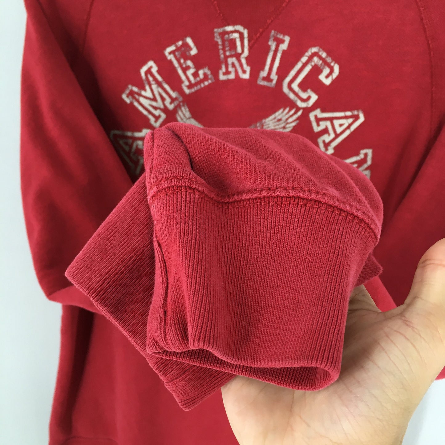 American Eagle Red Sweatshirt XLarge