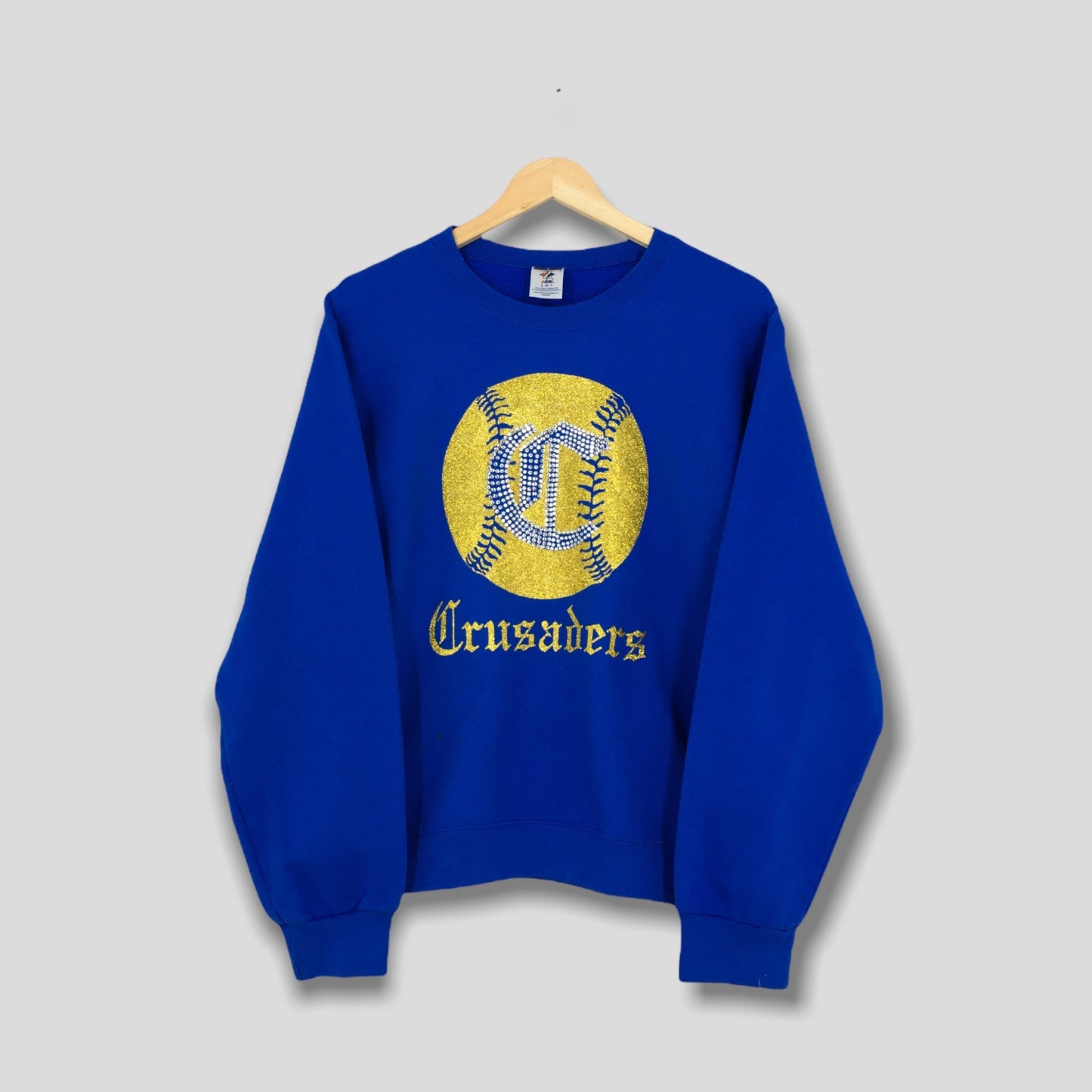 Crusaders Rugby Blue Sweater Small