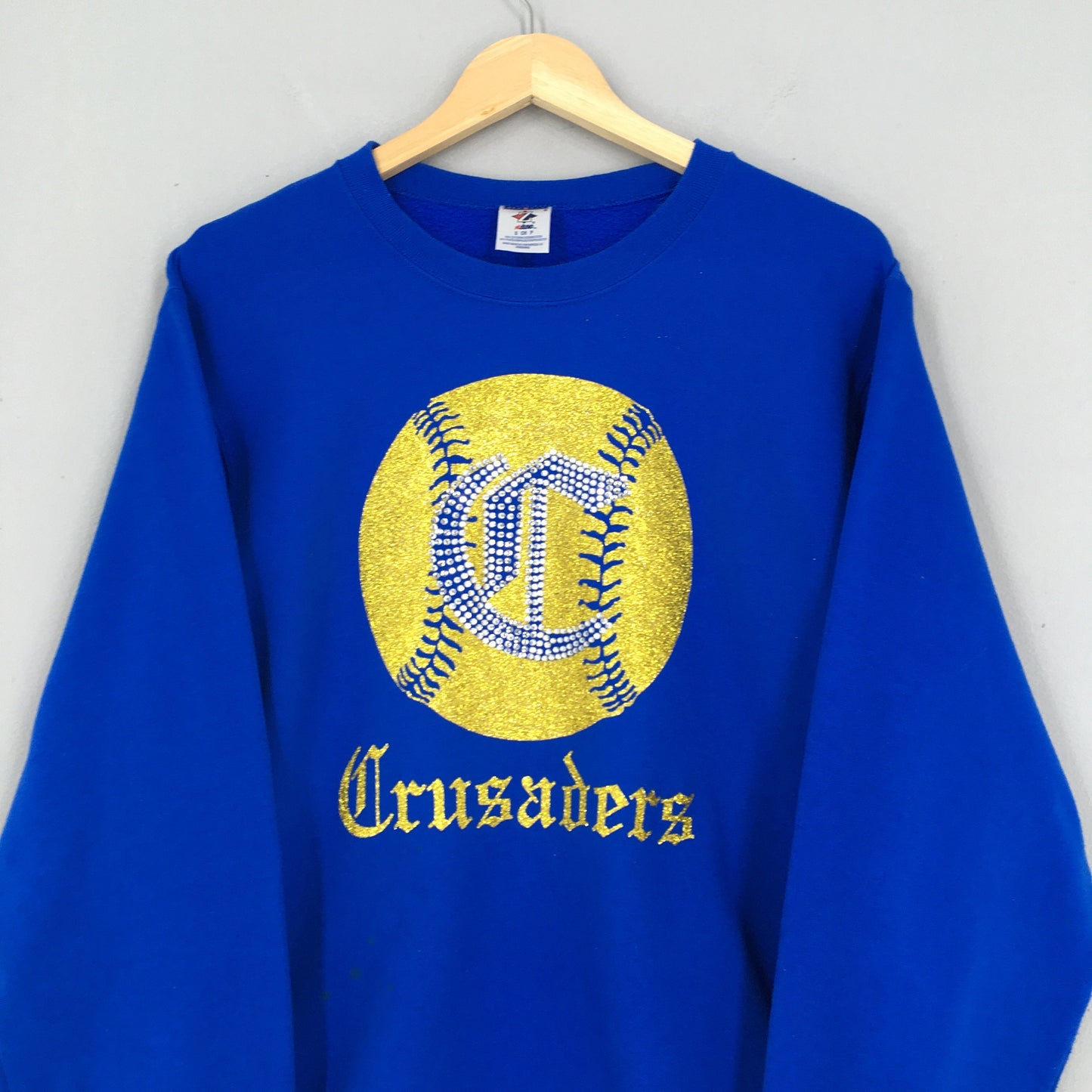 Crusaders Rugby Blue Sweater Small