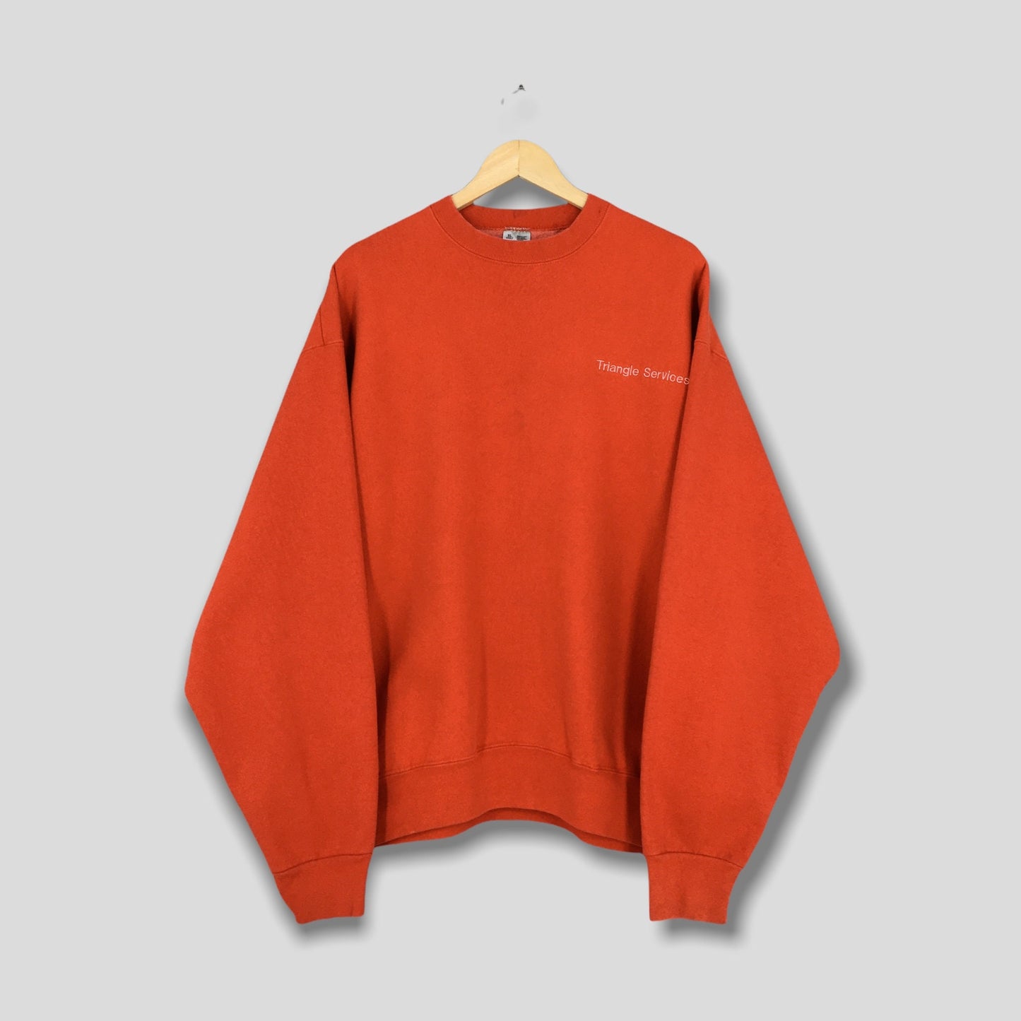 Fruit Of The Loom Chili Red Plain Sweatshirt XLarge