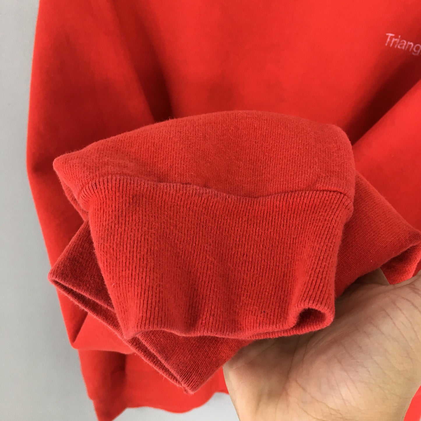 Fruit Of The Loom Chili Red Plain Sweatshirt XLarge