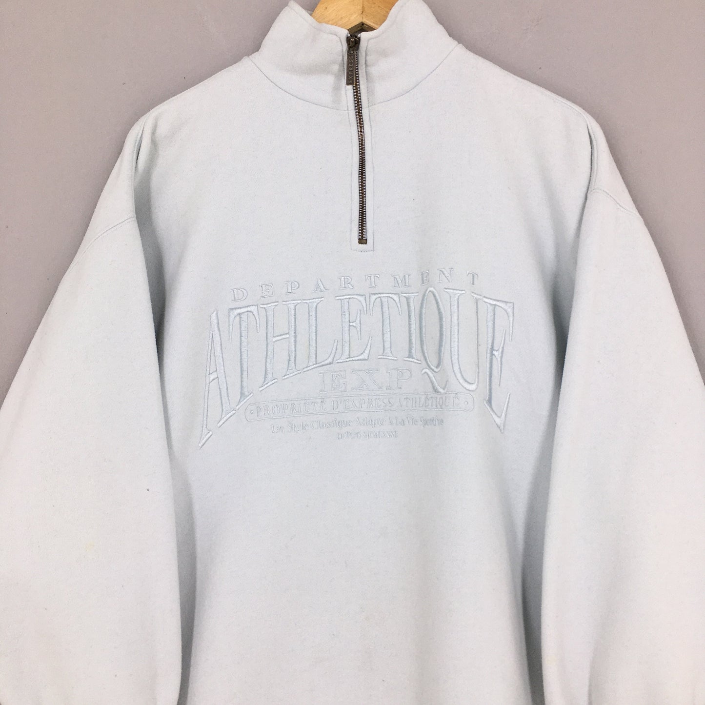 Department Athletique Blue Sweatshirt Small