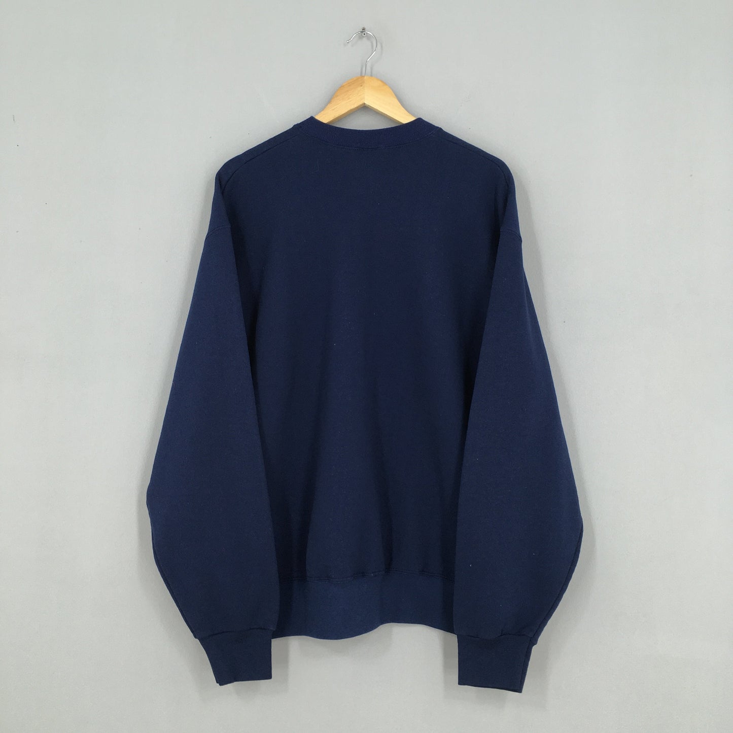 Fruit Of The Loom Blue Plain Jumper XLarge