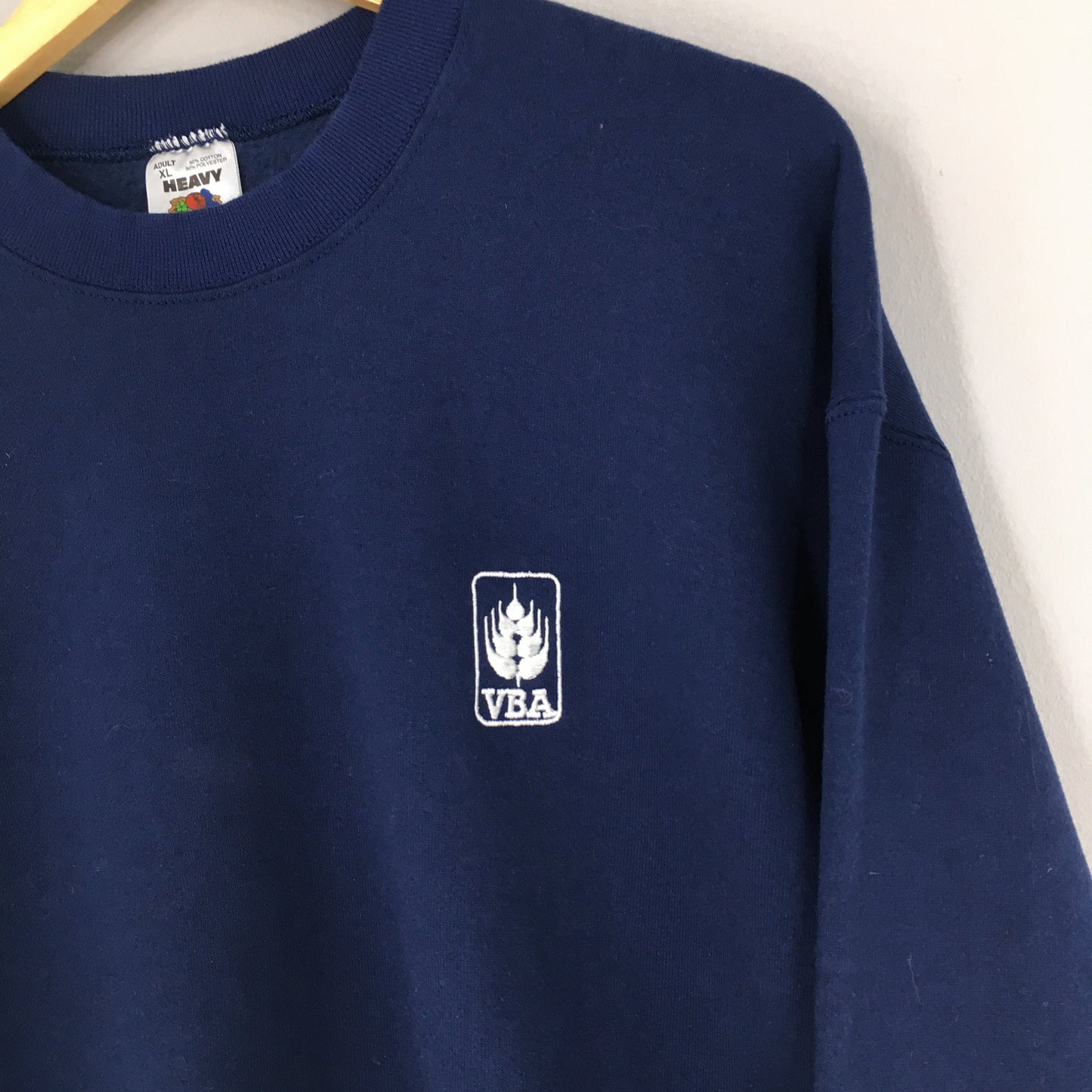 Fruit Of The Loom Blue Plain Jumper XLarge