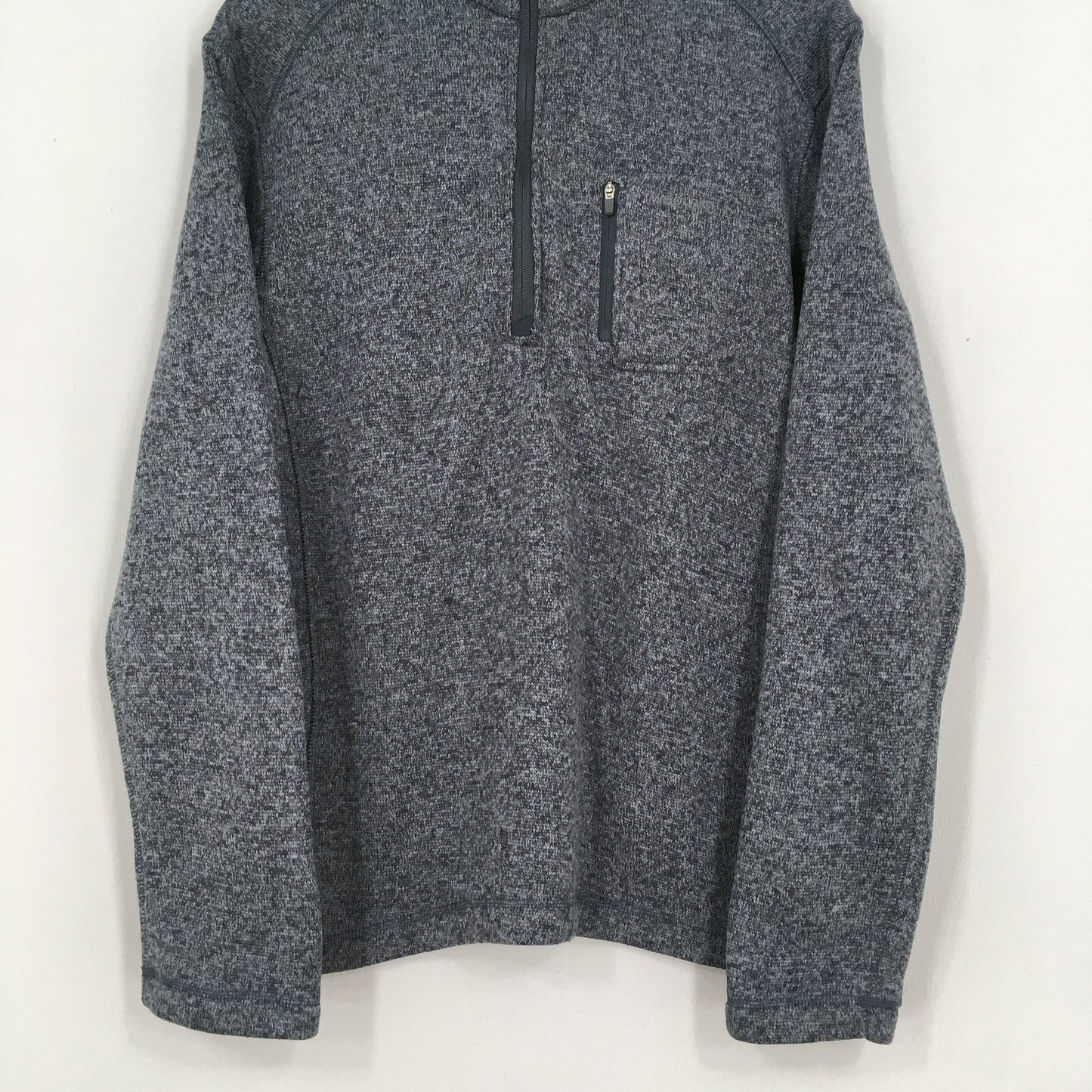 Woolrich Gray Zipper Sweatshirt Large