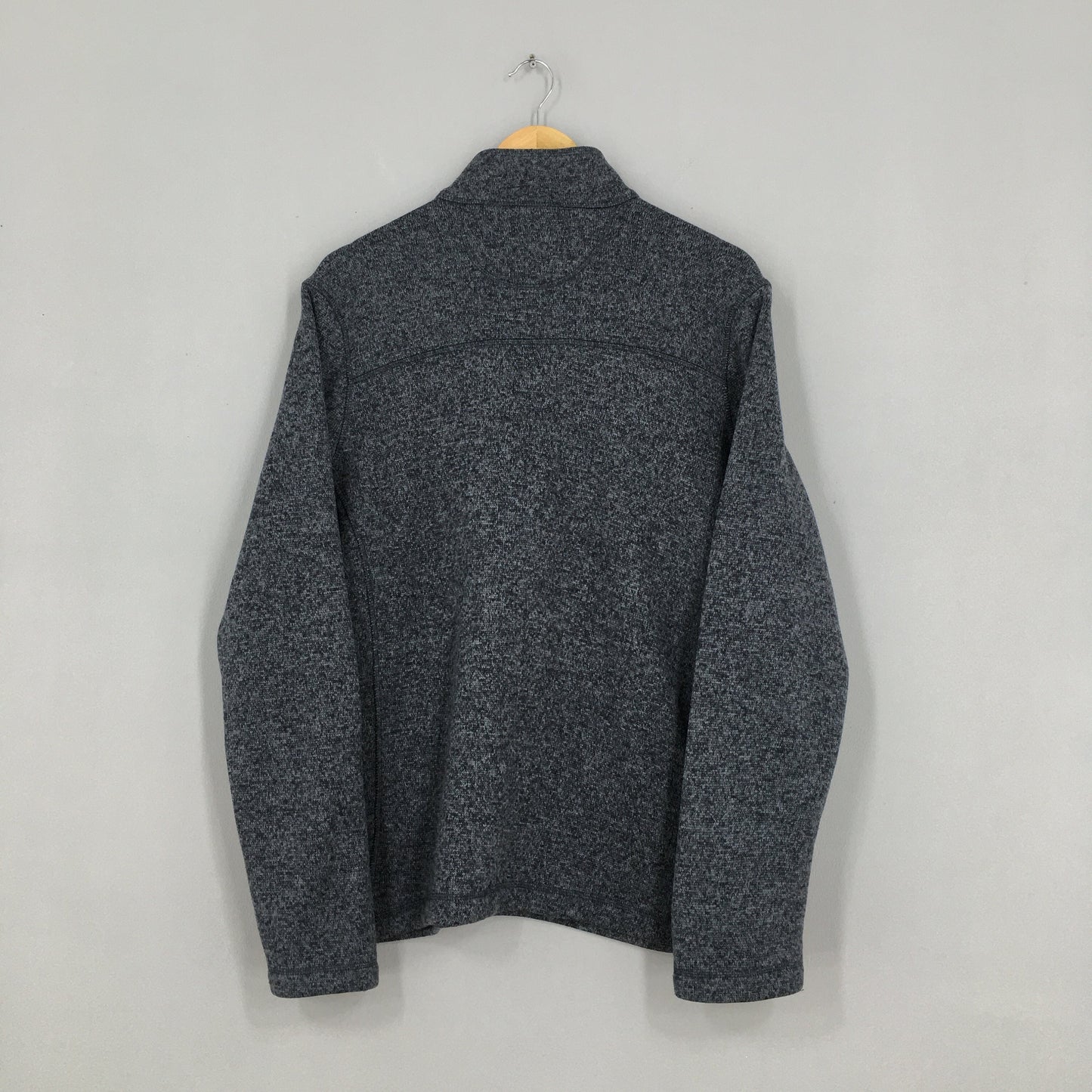 Woolrich Gray Zipper Sweatshirt Large