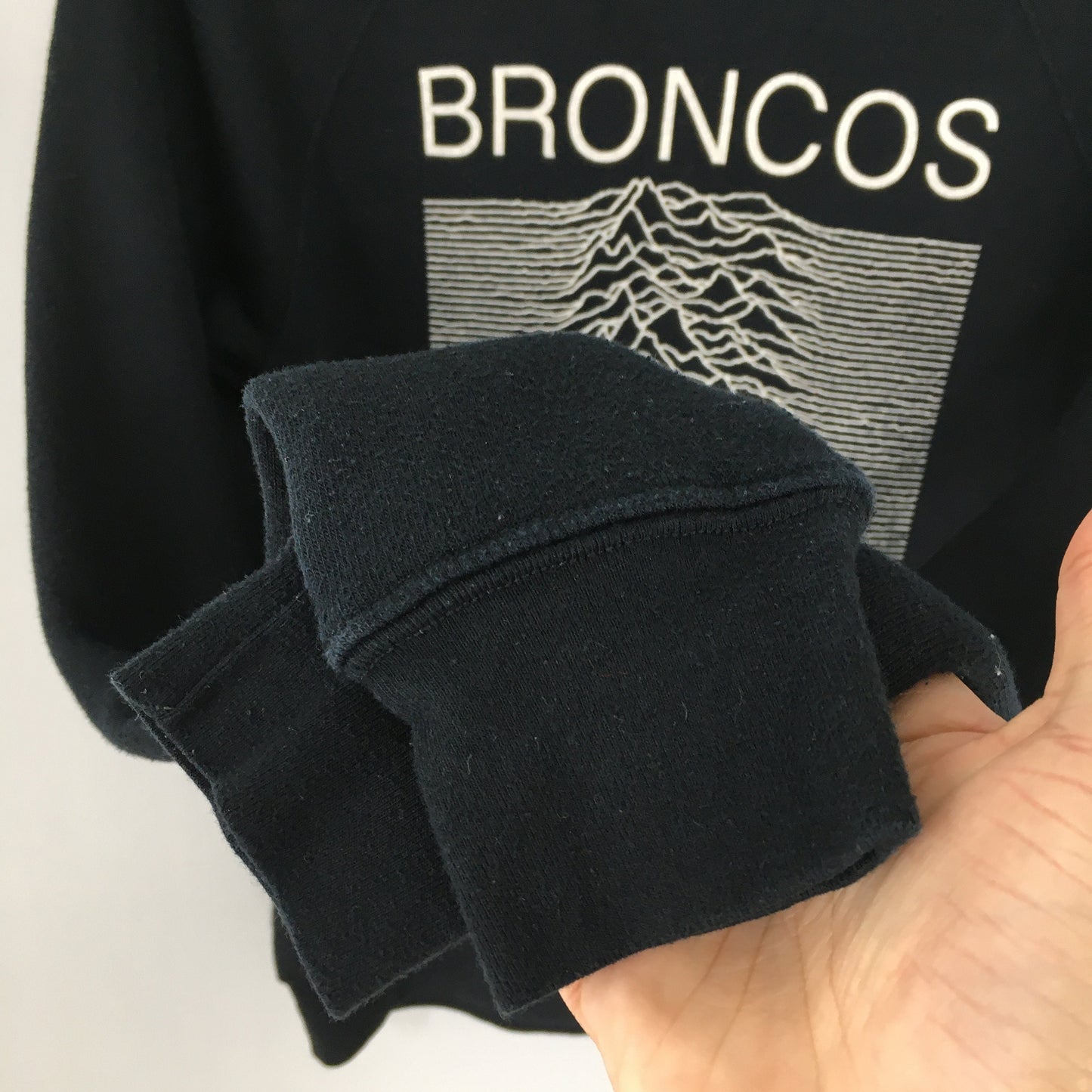 Joy Division Broncos Black Sweater Small