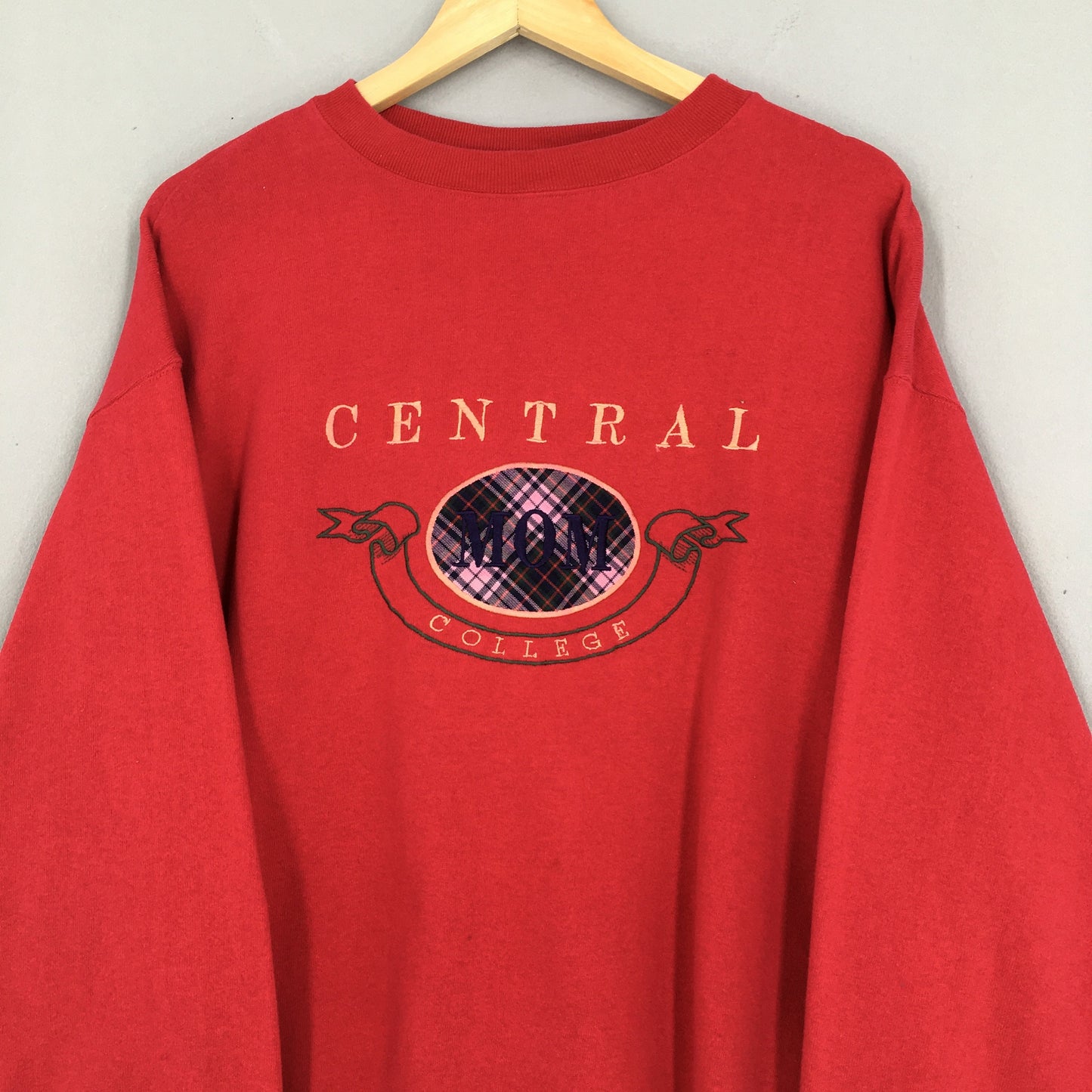 Ohio Central College Mom Red Sweatshirt XLarge