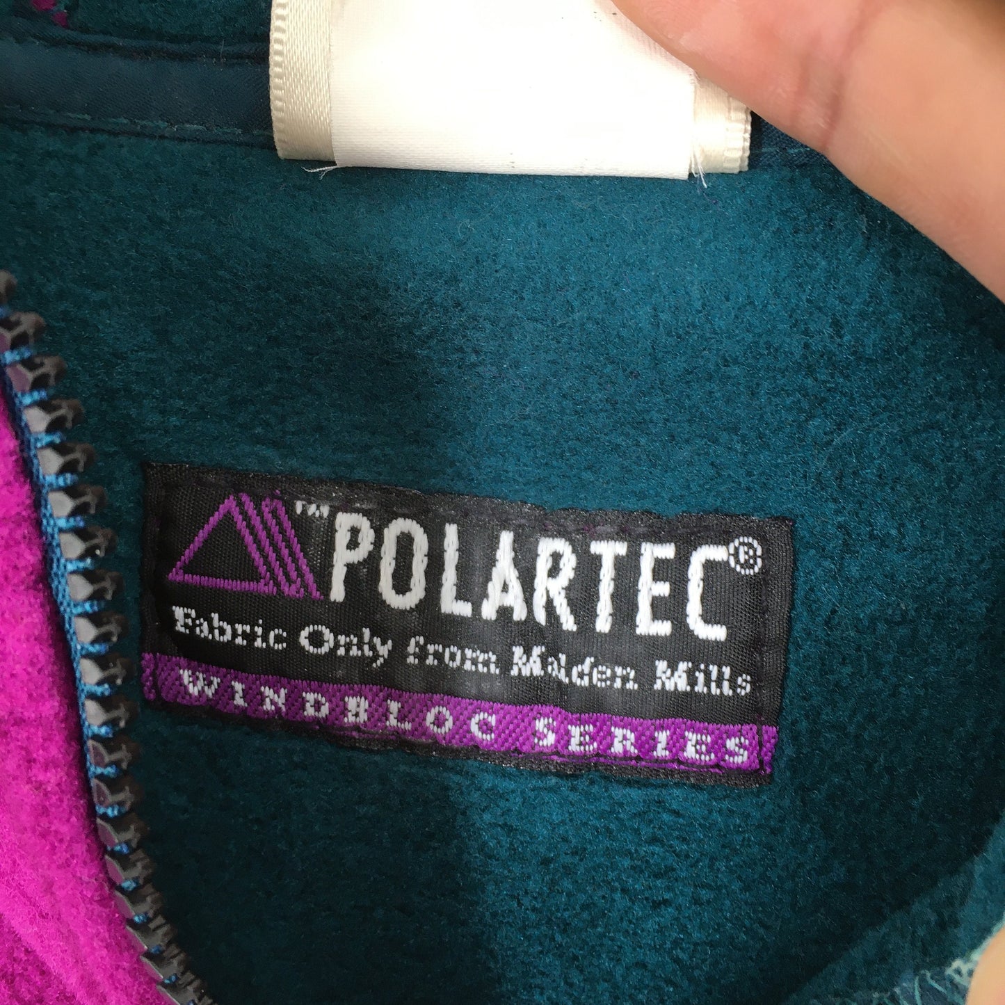 LL Bean Magenta Polartec Fleece Sweater Medium