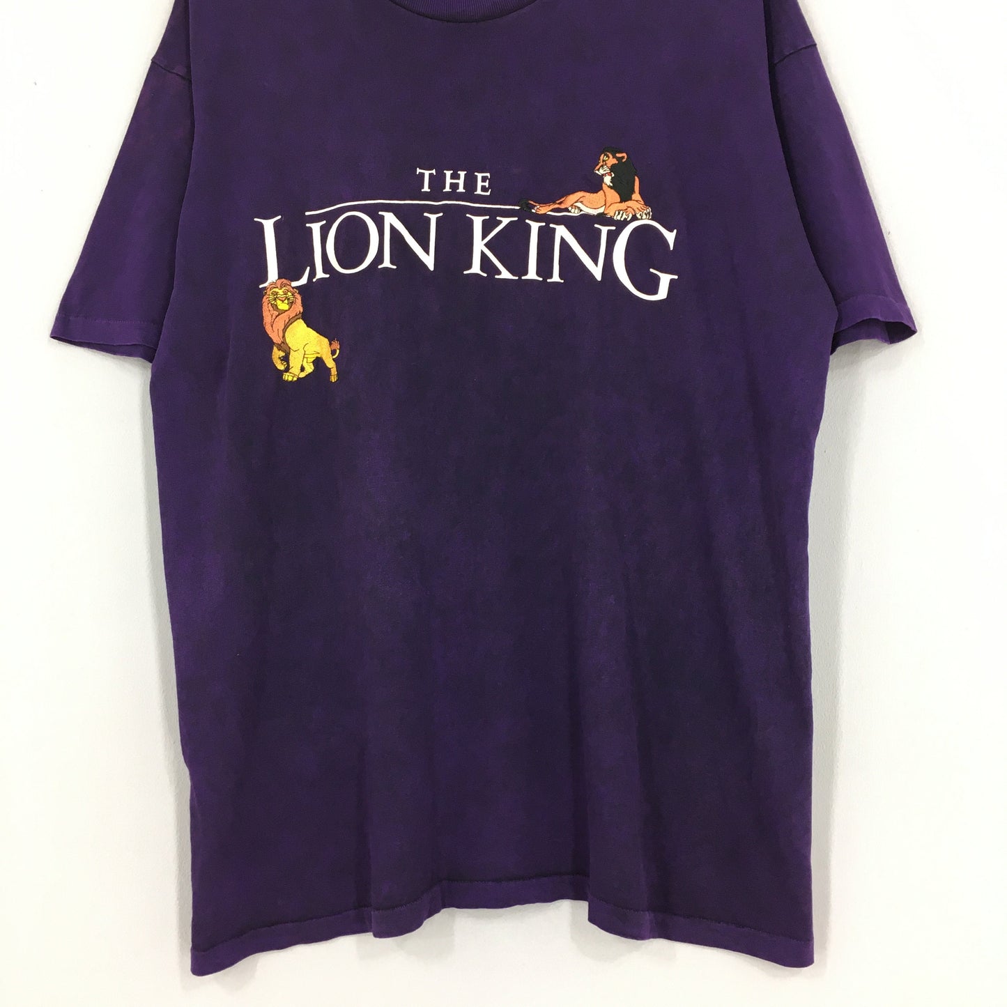 The Lion King Disney Purple Tshirt XLarge