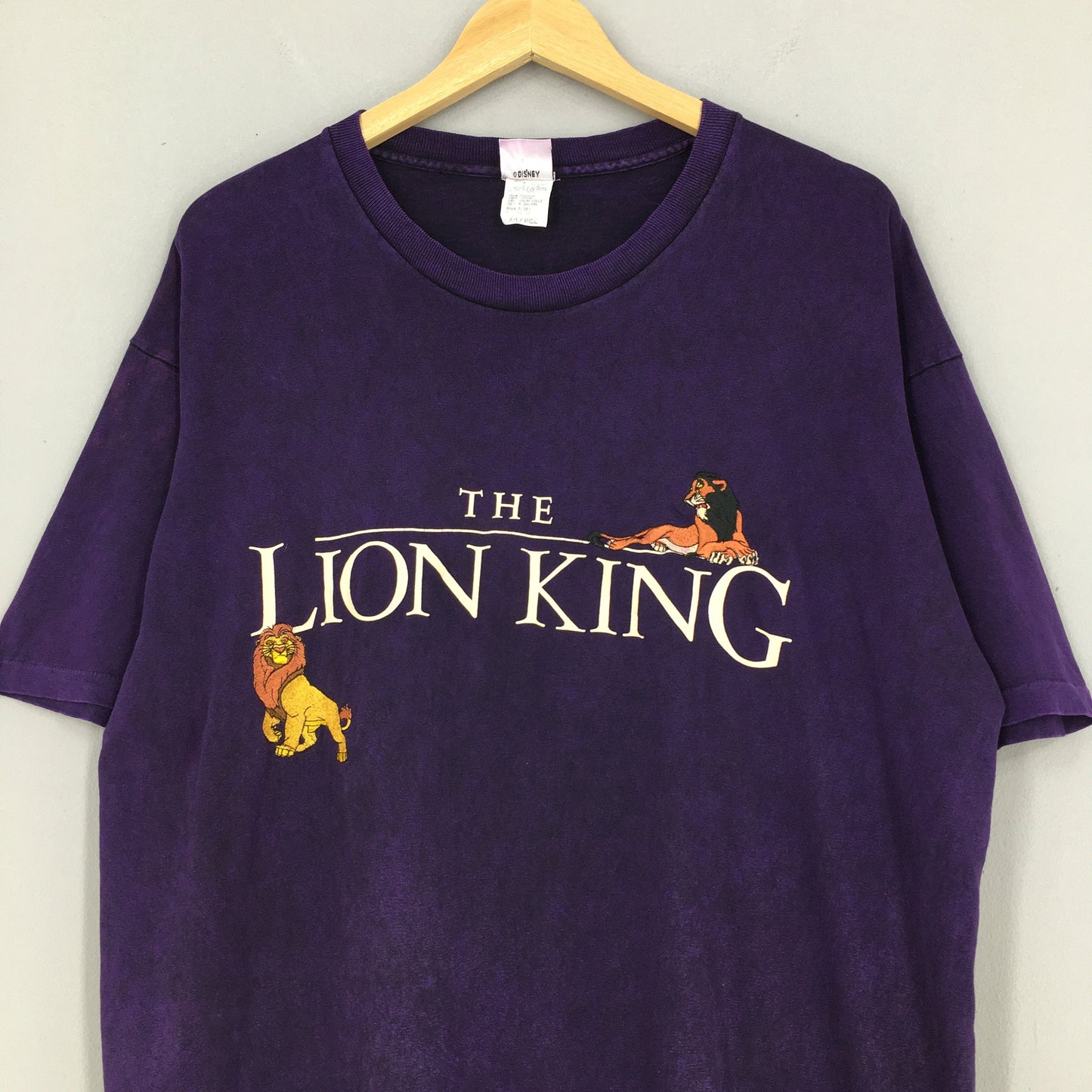 The Lion King Disney Purple Tshirt XLarge