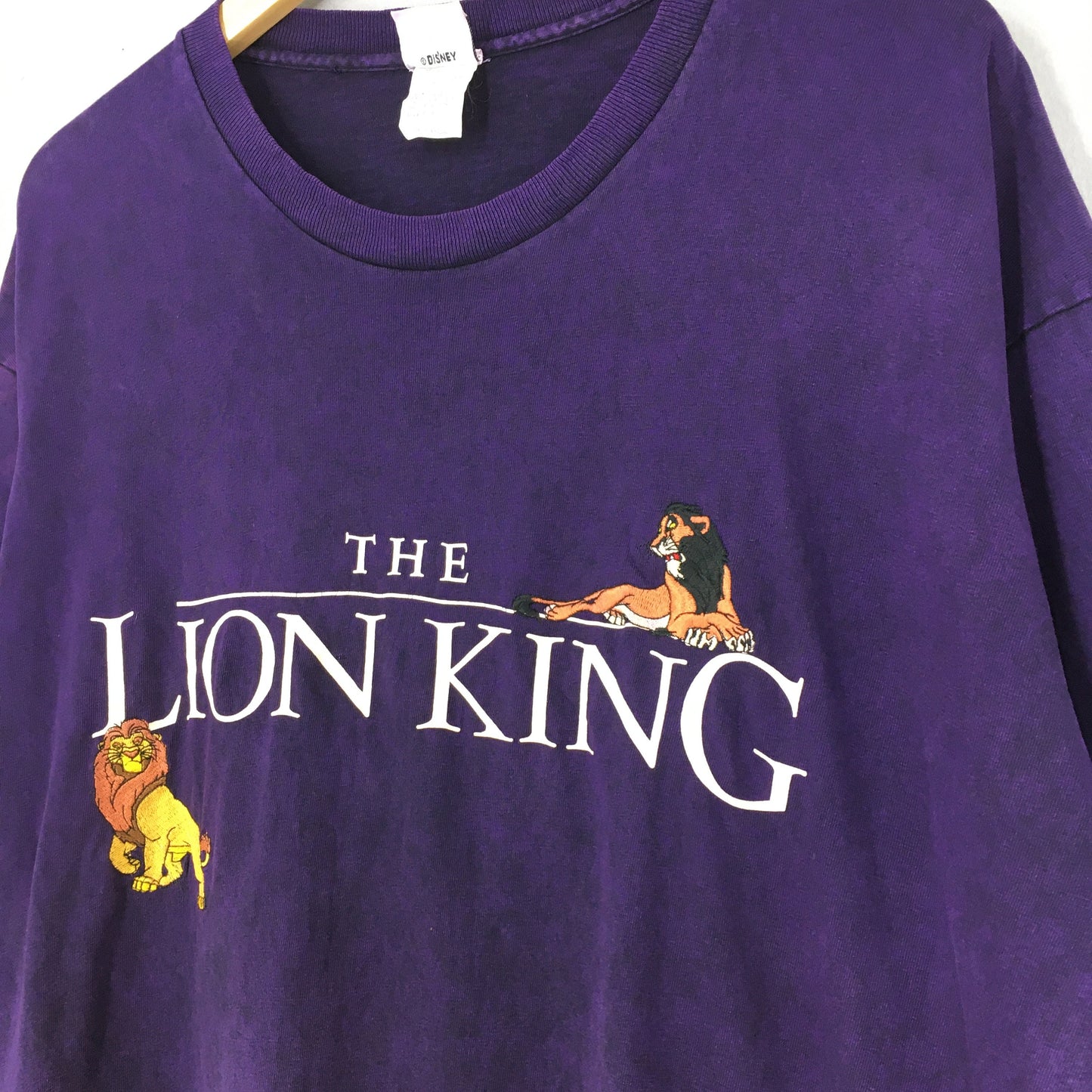 The Lion King Disney Purple Tshirt XLarge