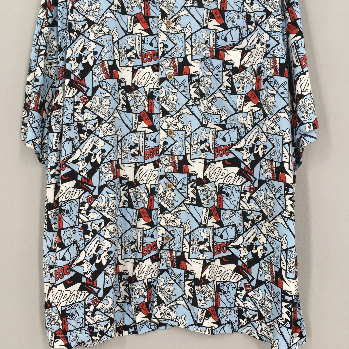 Mickey Mouse Disney Hawaii Rayon Shirt