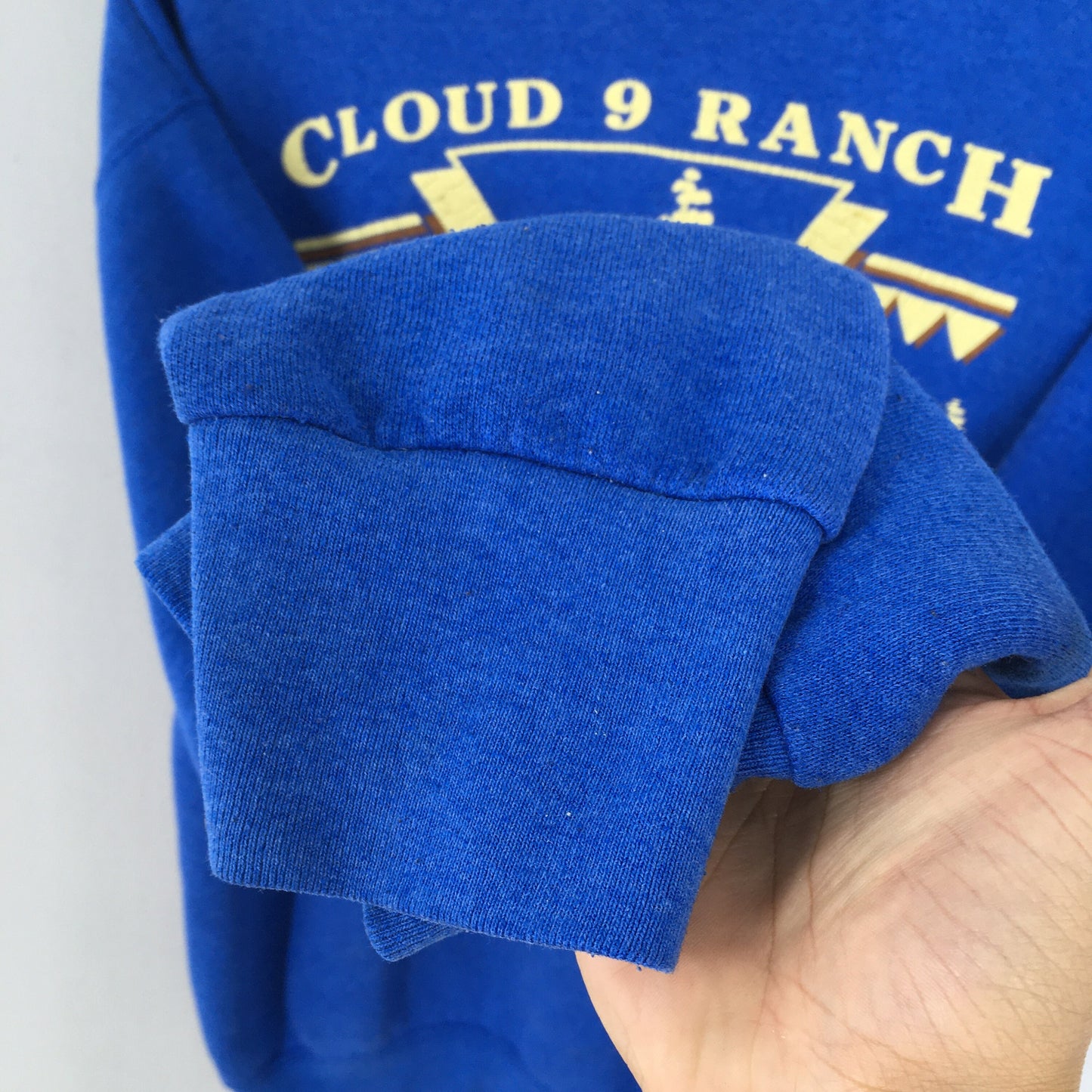 Cloud 9 Ranch Blue Sweater Large