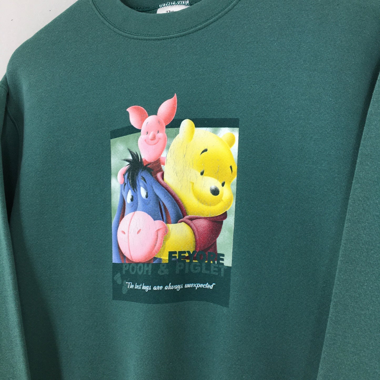 Winnie The Pooh Disney Green Sweatshirt Small