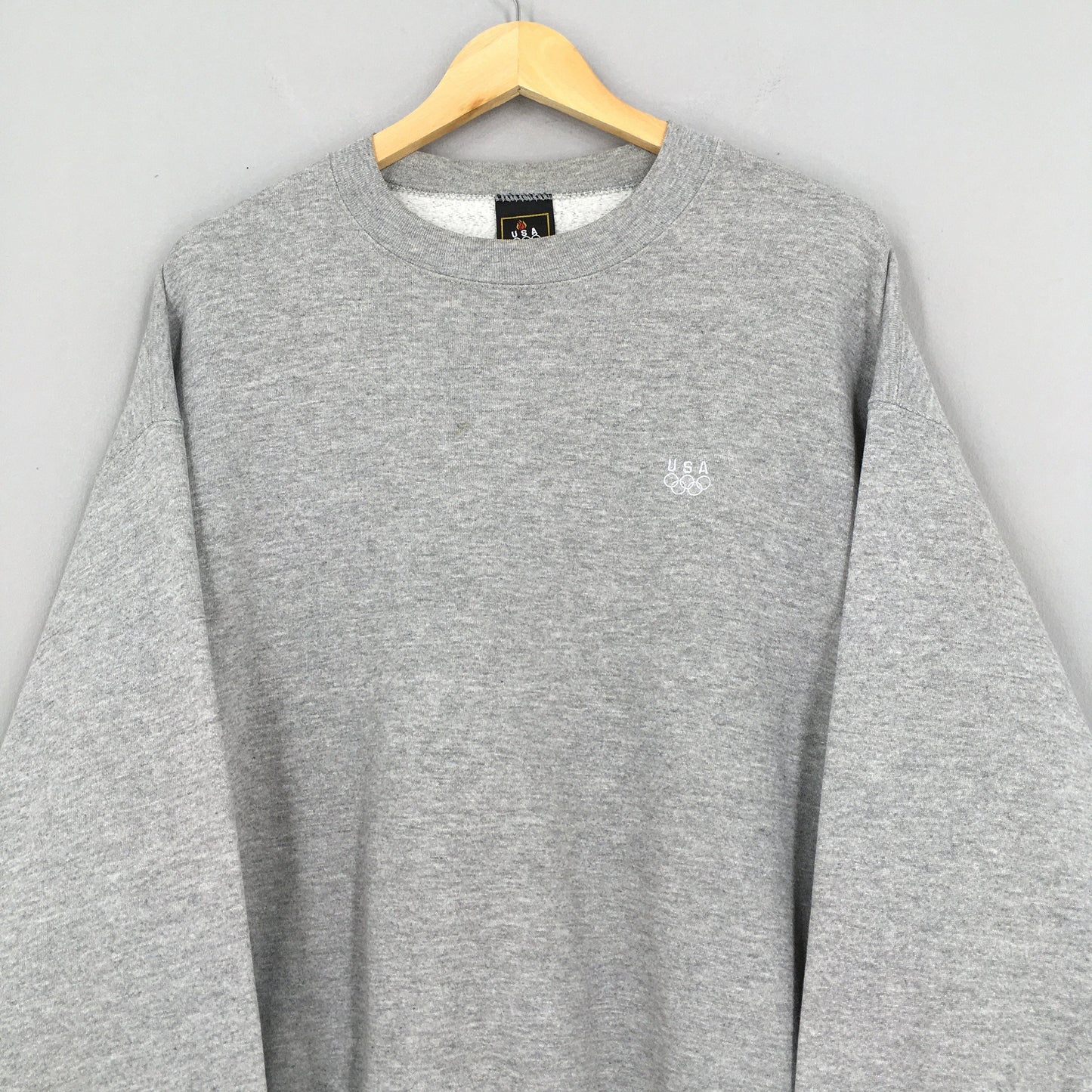 JcPenney Olympics Usa Gray Plain Sweatshirt Large