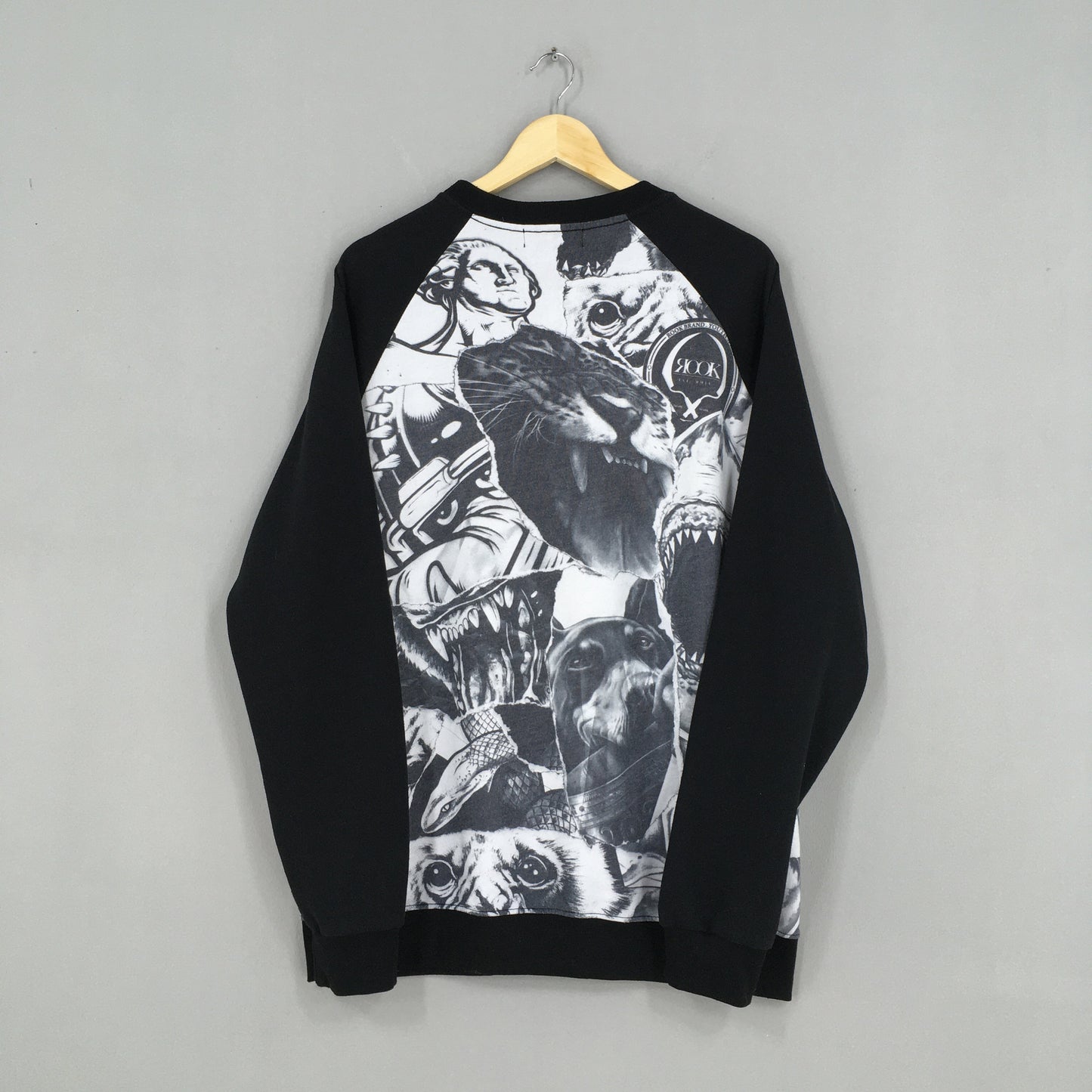 Rook Clothing Wildlife Tiger Pop Art Jumper XLarge