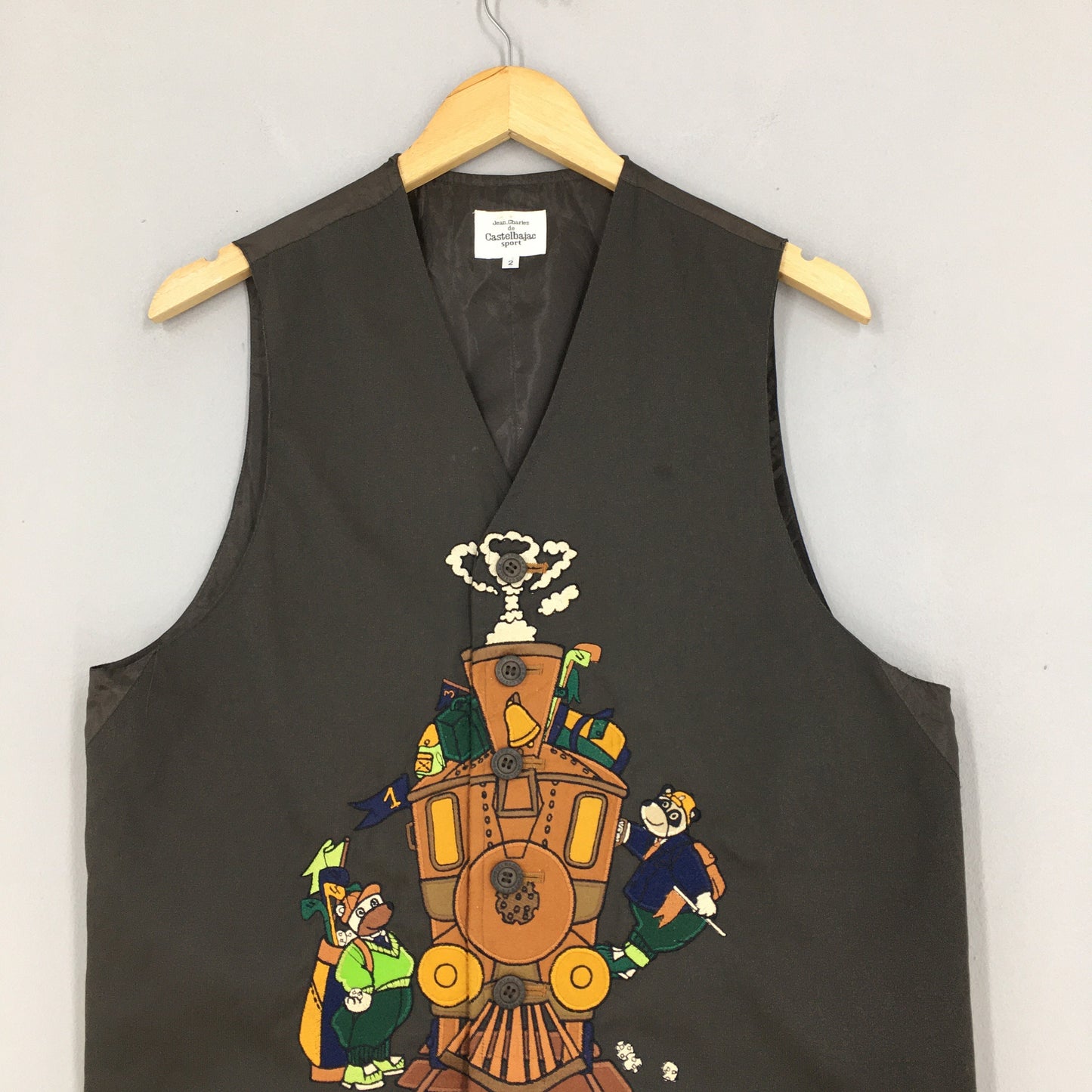 Jean Charles De Castelbajac Sport Vest Jacket Small