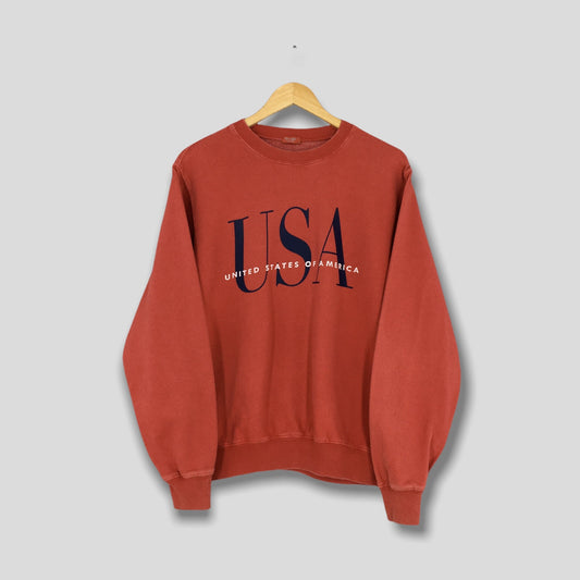 United States Of America Red Sweater Medium