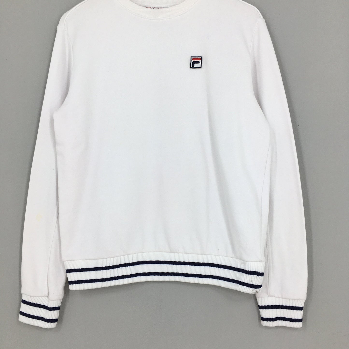 Fila Italia White Sweatshirt Medium