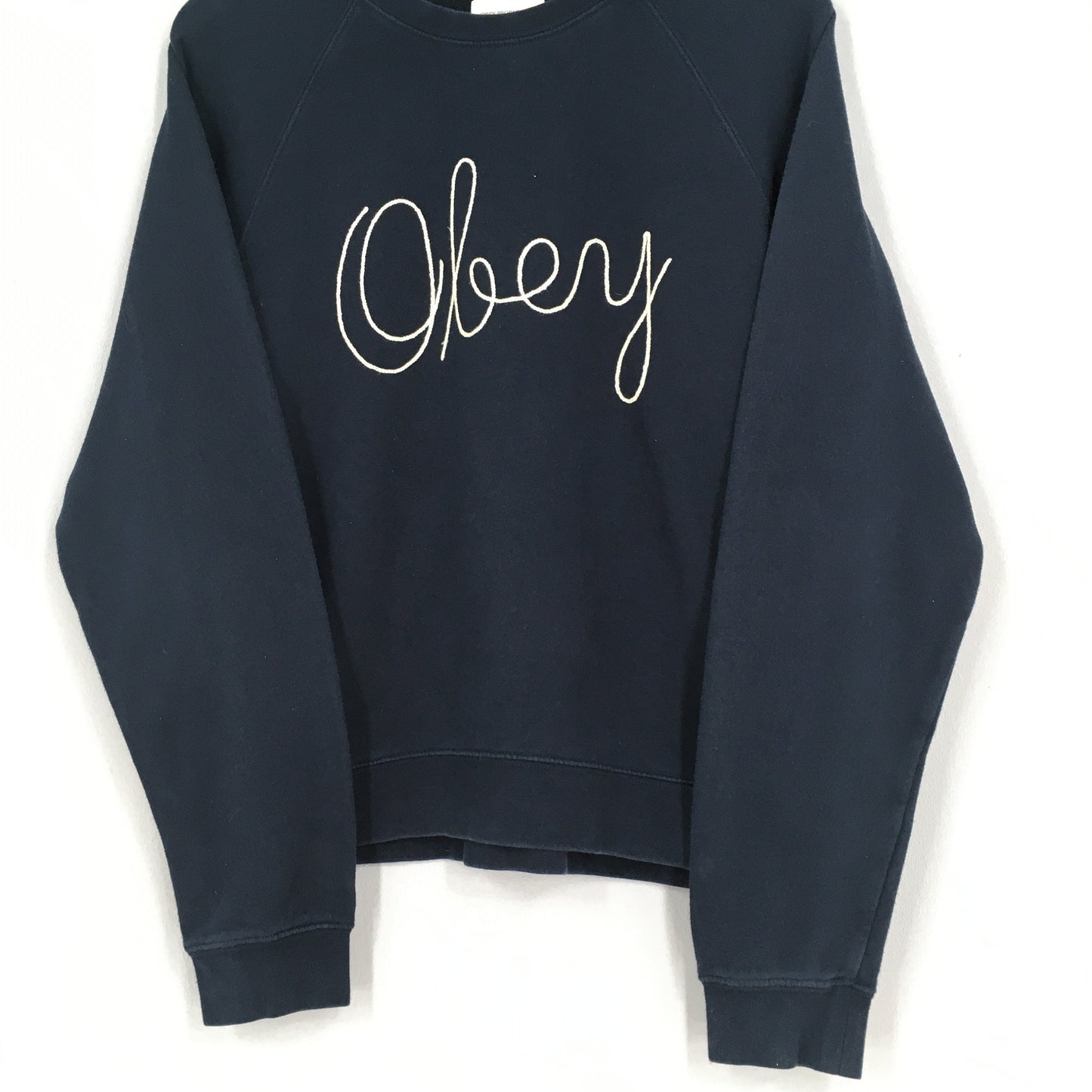 Obey Propaganda Spell Out Black Sweatshirt Medium