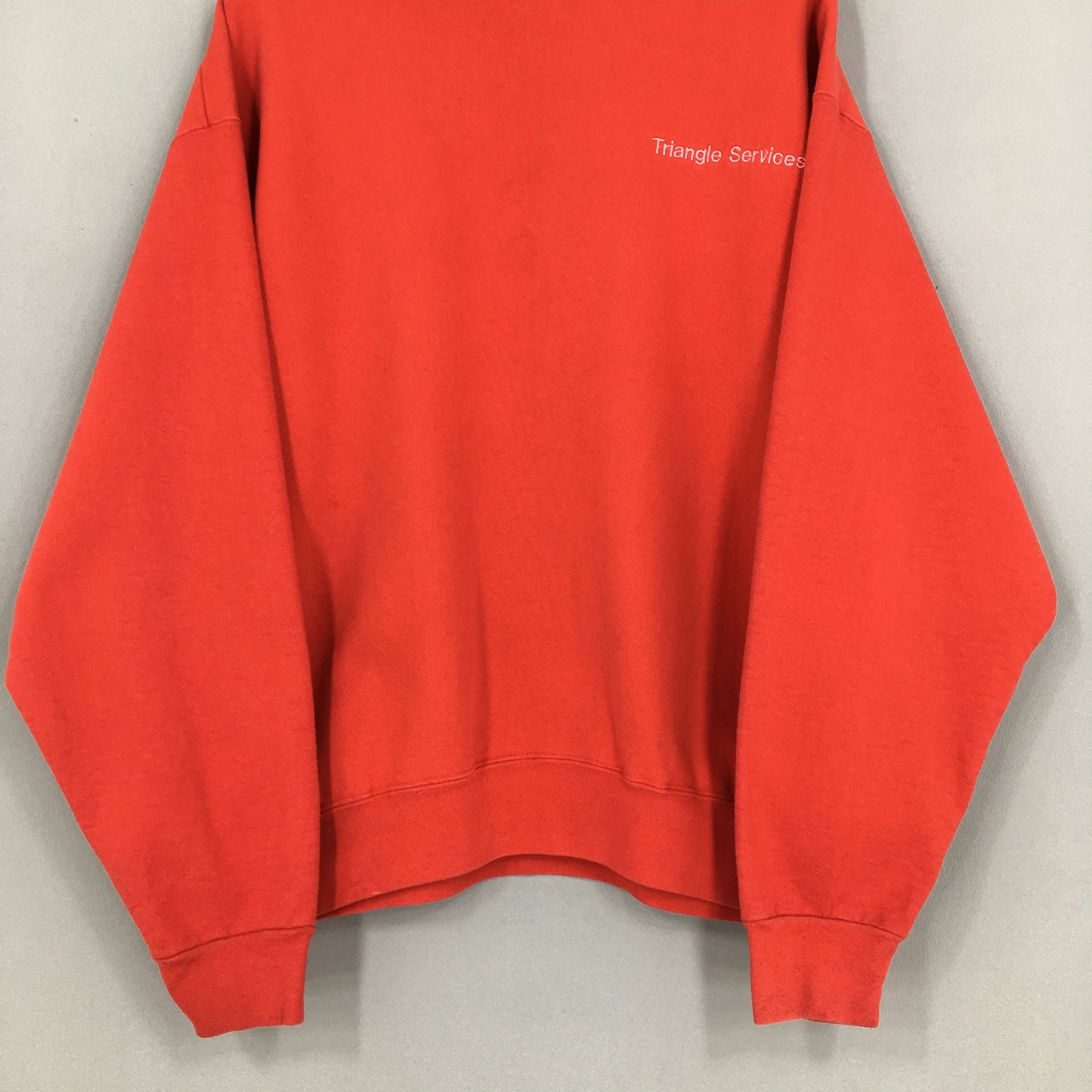 Fruit Of The Loom Chili Red Plain Sweatshirt XLarge