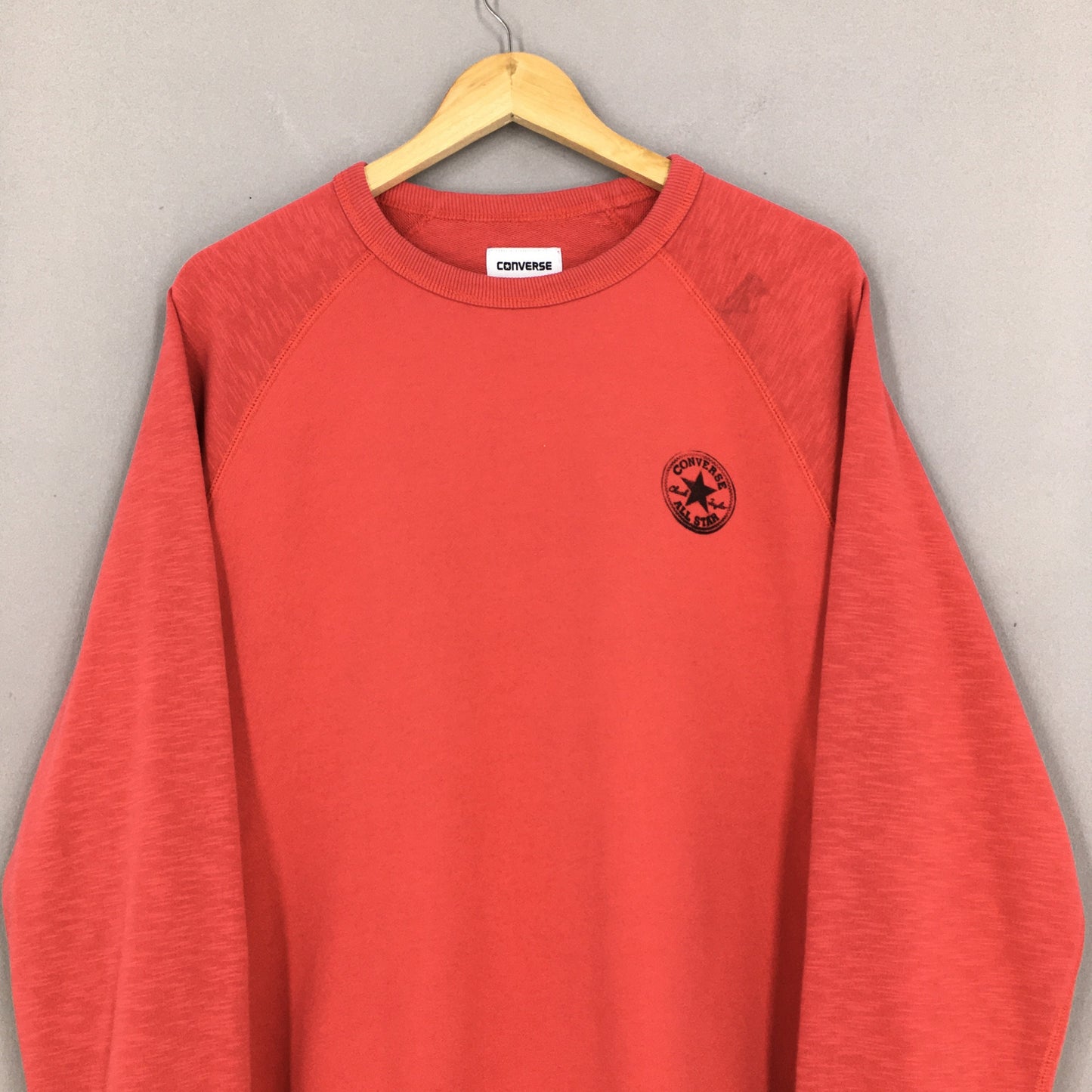 Converse All Star Red Sweatshirt Large