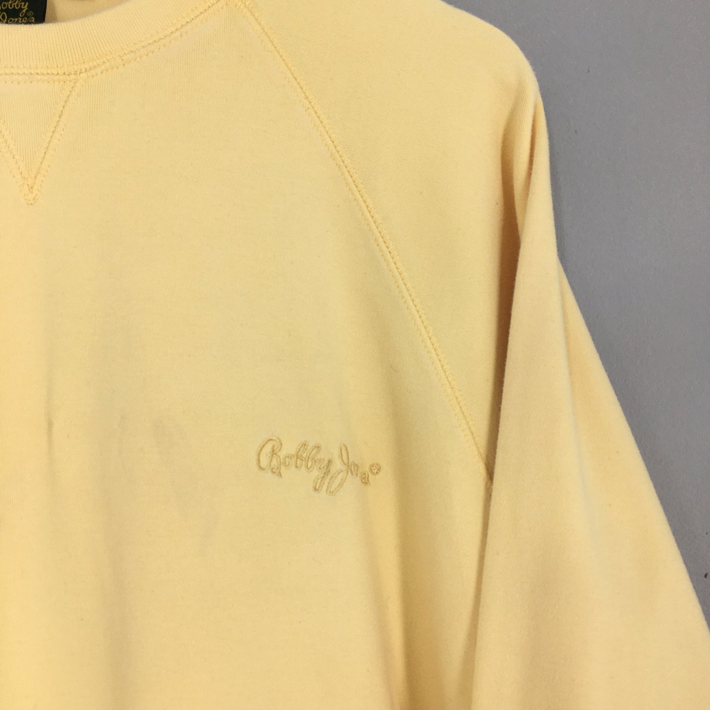 Bobby Jones Yellow Golfer Sweatshirt Large