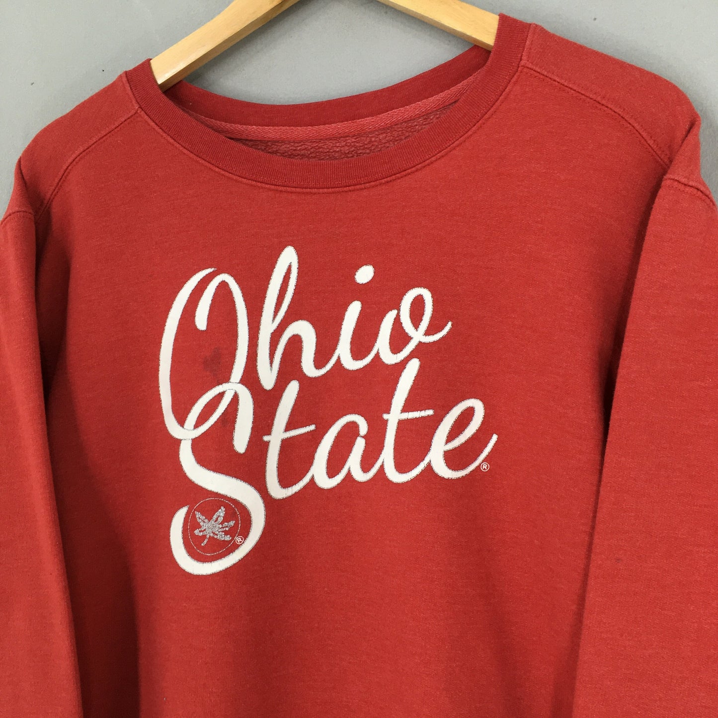 Ohio State University Red Sweater Small