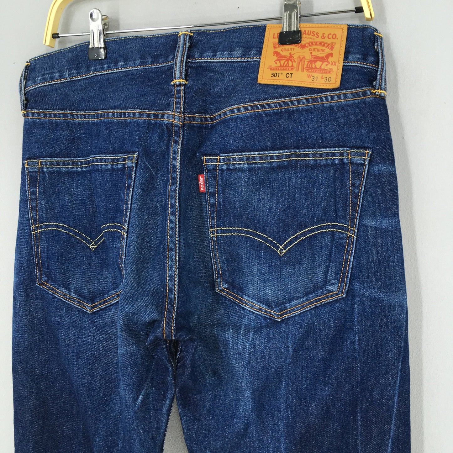 Levi's 501 Slim Fit Indigo Blue Jeans Size 31x30