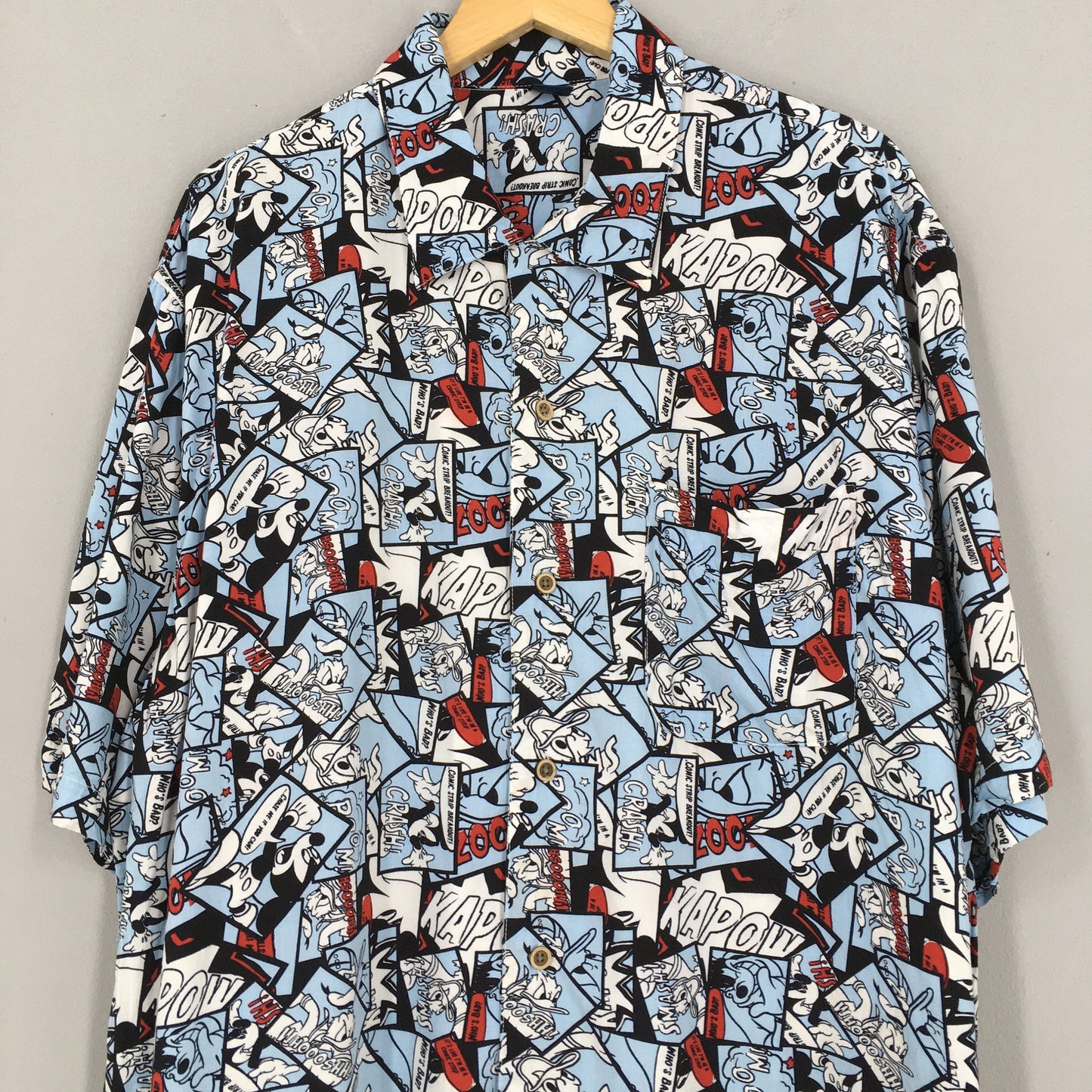 Mickey Mouse Disney Hawaii Rayon Shirt