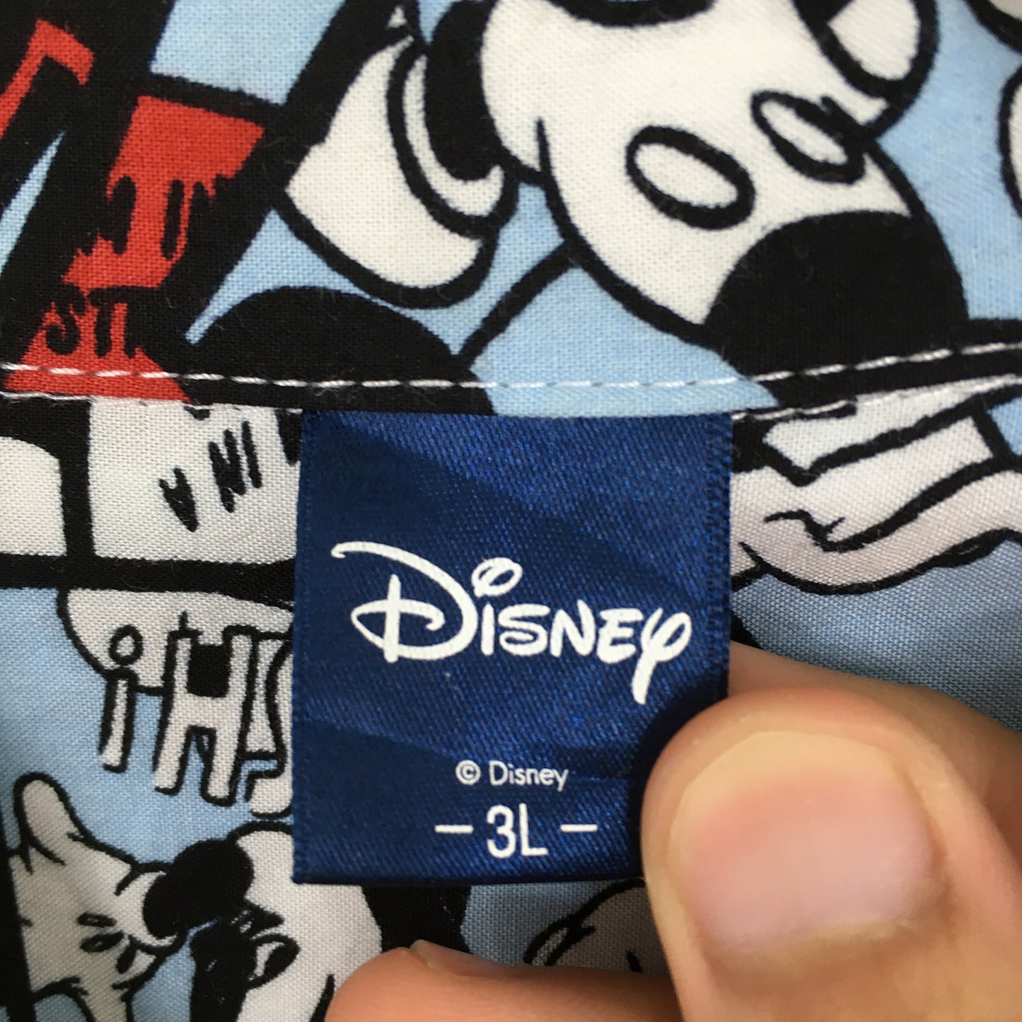 Mickey Mouse Disney Hawaii Rayon Shirt