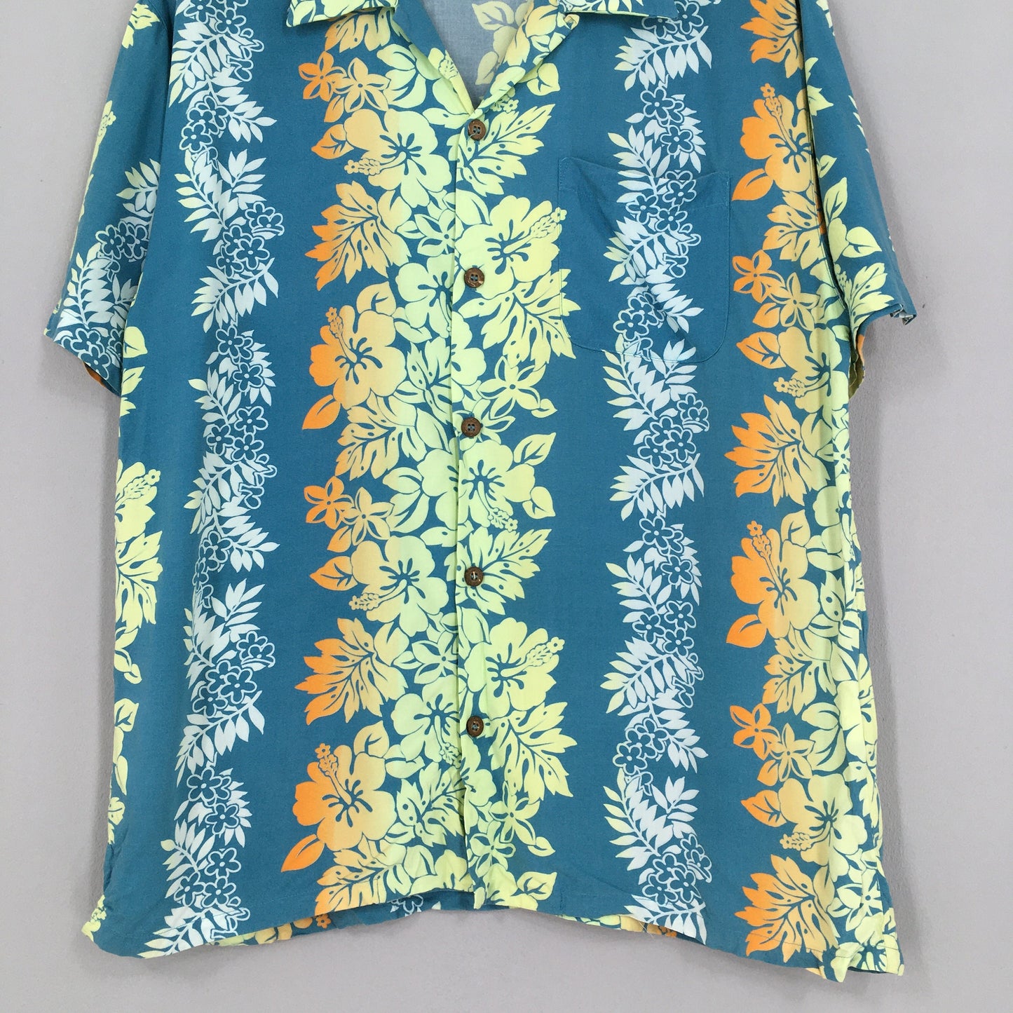 Hawaiian Hibiscus Flower Tropical Hawaii Shirt Medium