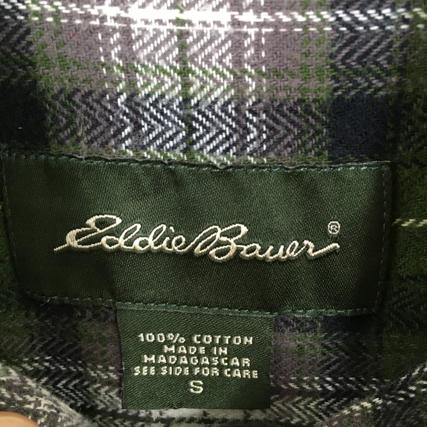 Eddie Bauer Plaid Checkered Flannel Small