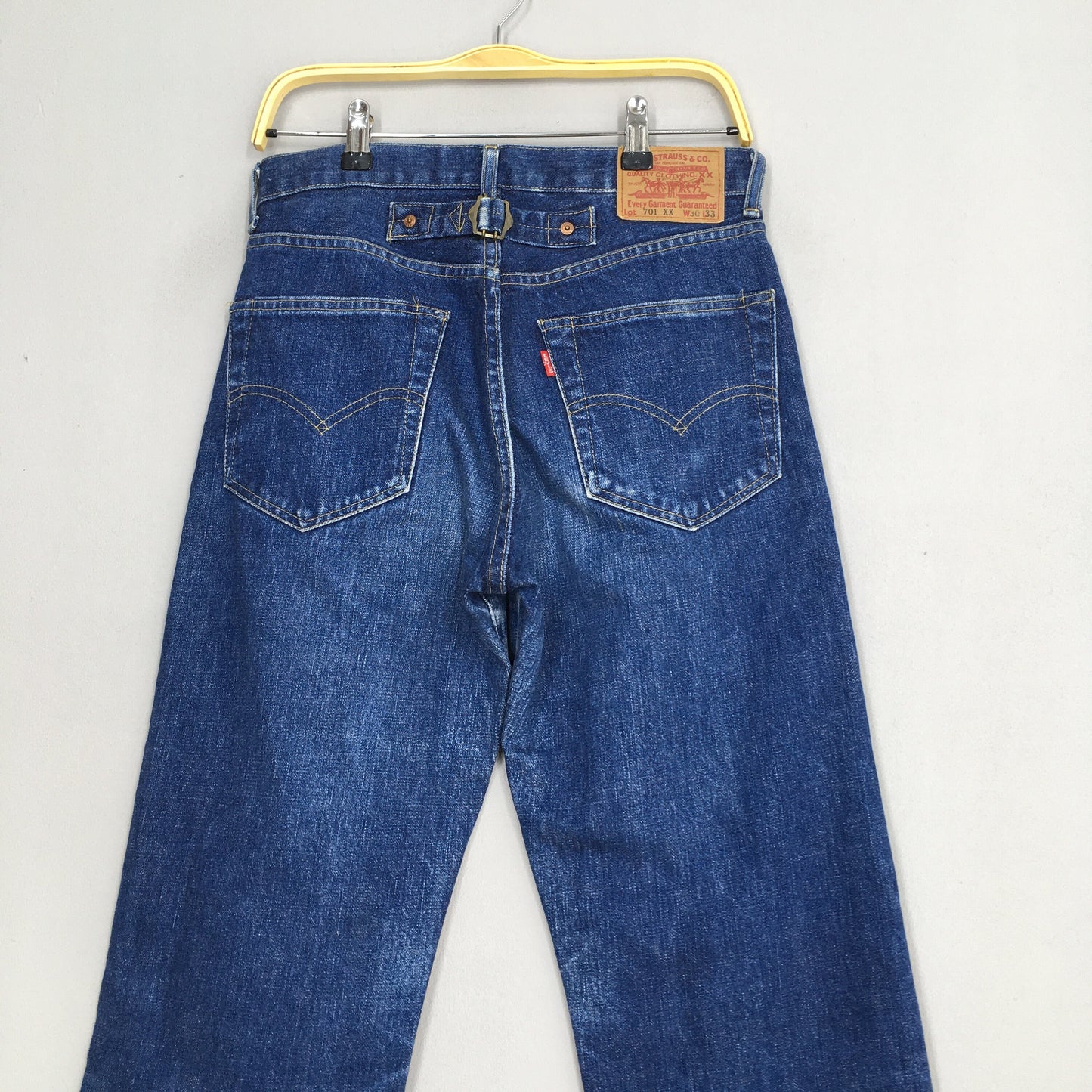 Levi's 701XX LVC Big E Japan Selvedge Jeans Size 30x25