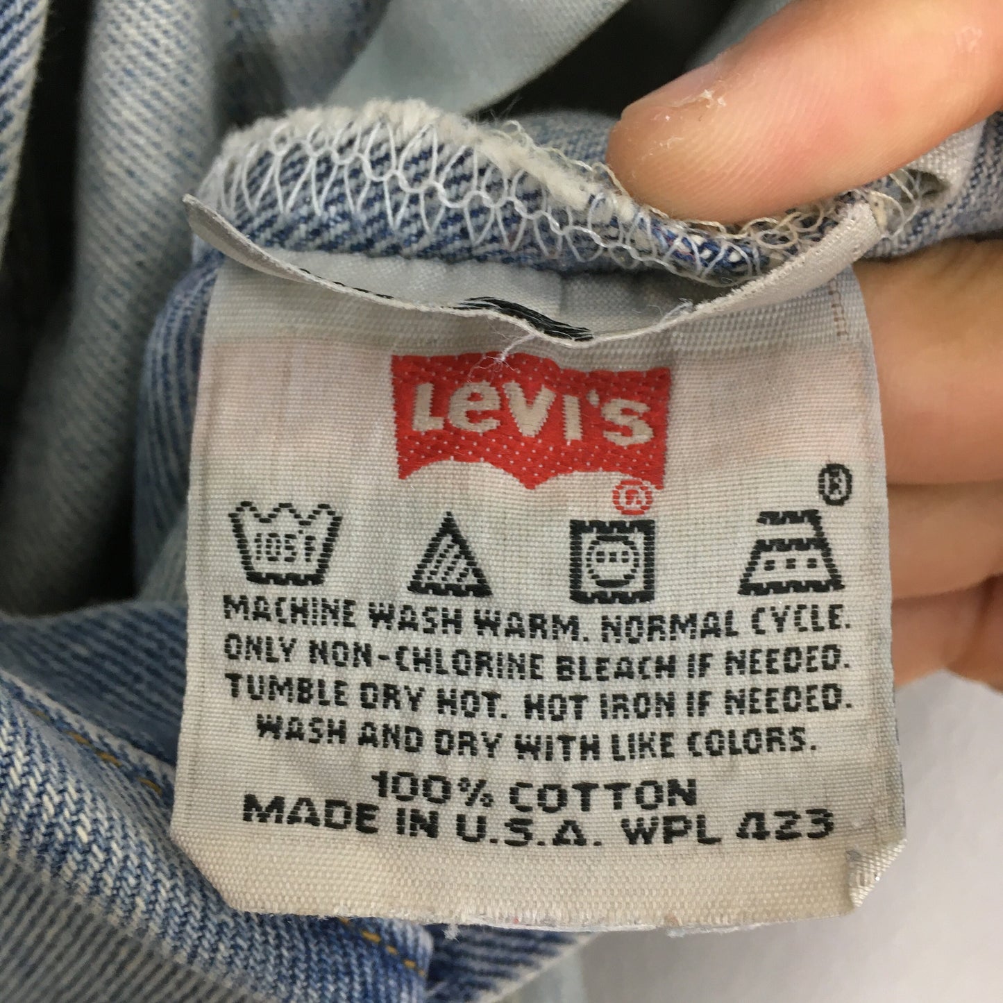 Levi's 501 Pale Blue Jeans Light Washed Jeans Size 30x30