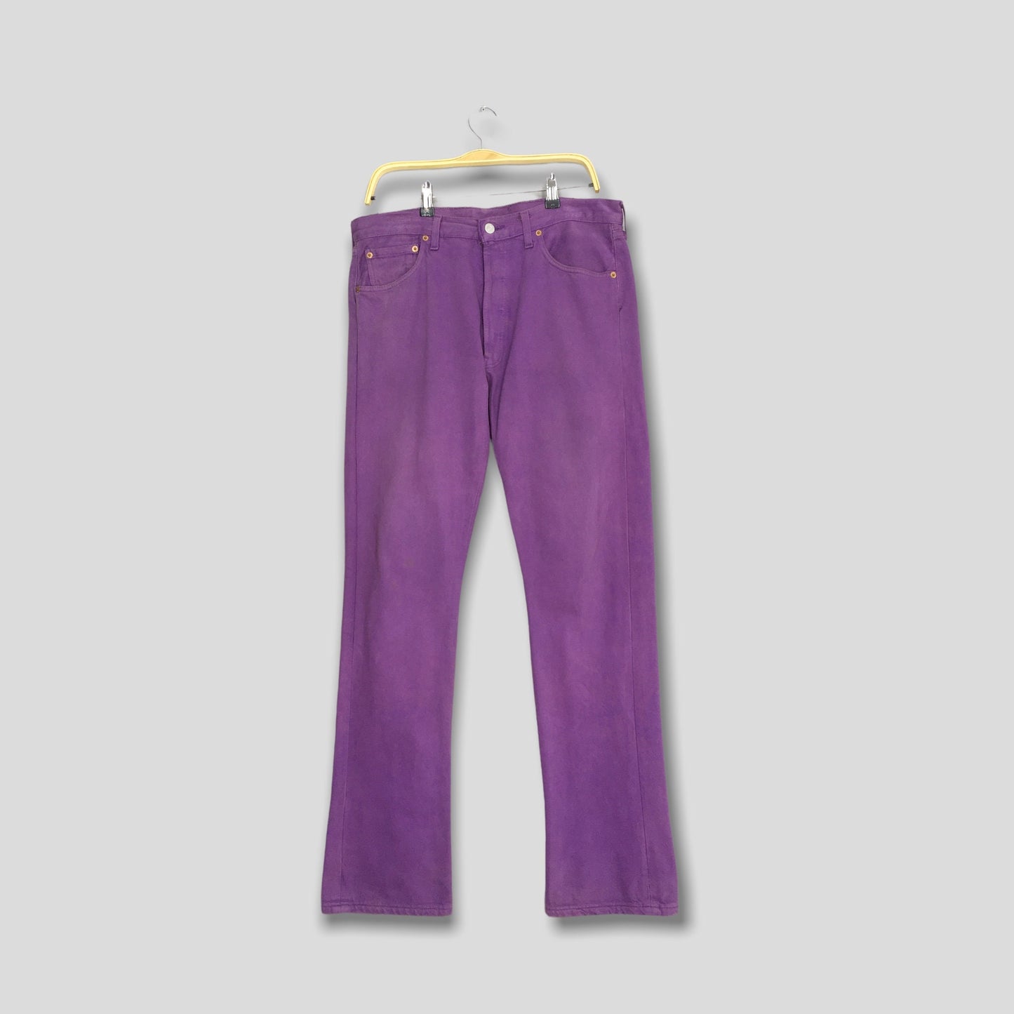 Levi's 501 Purple Overdyed Jeans Size 34x32