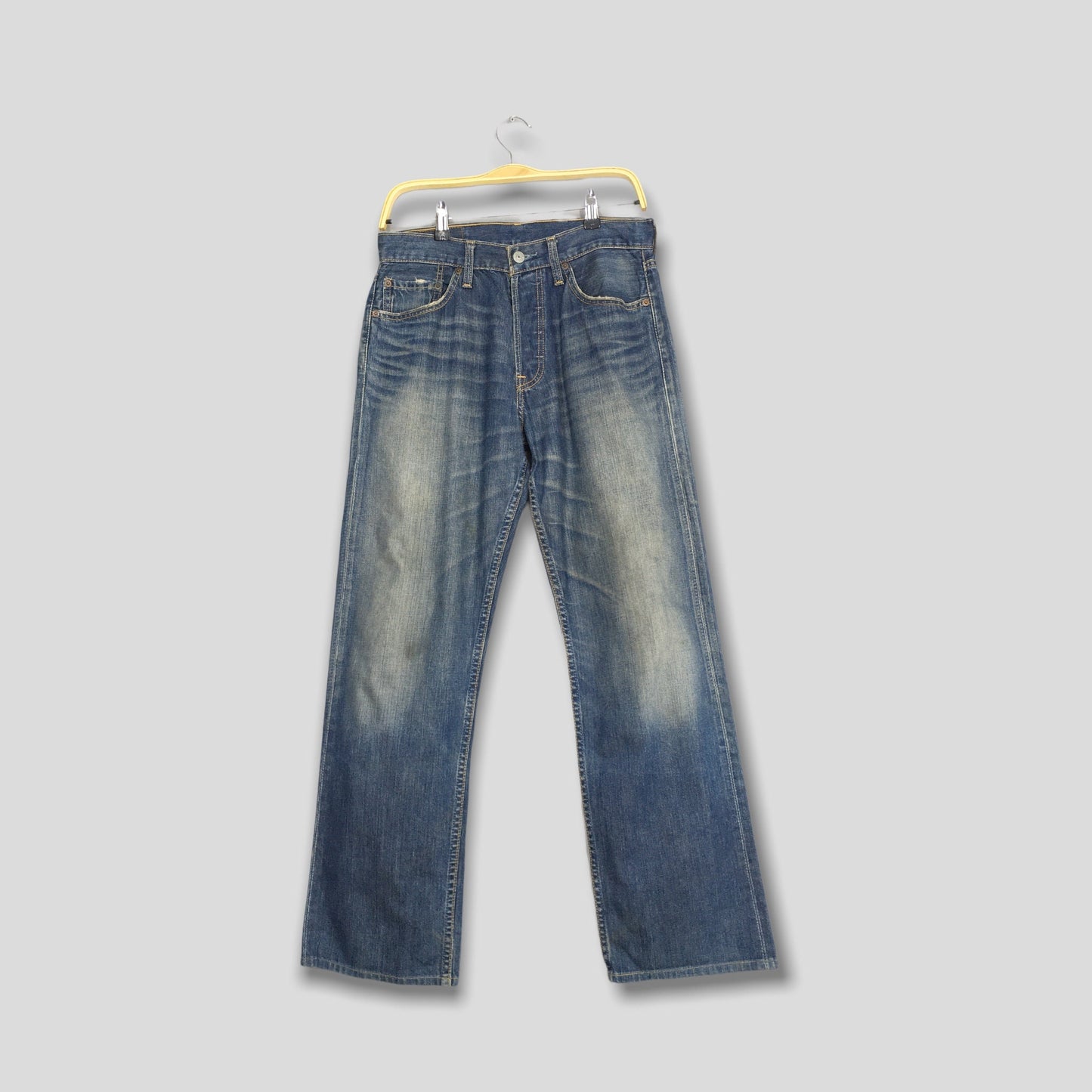 Levi's 501 Indigo Blue Jeans Medium Wash Size 30x29