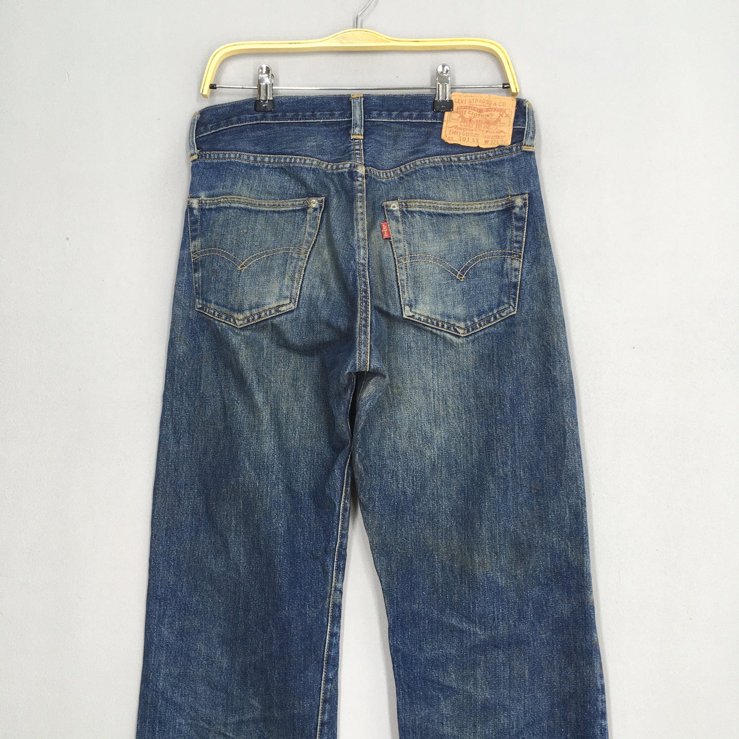 Levi's 501XX Big E LVC Japan Faded Dirty Denim Size 31x33