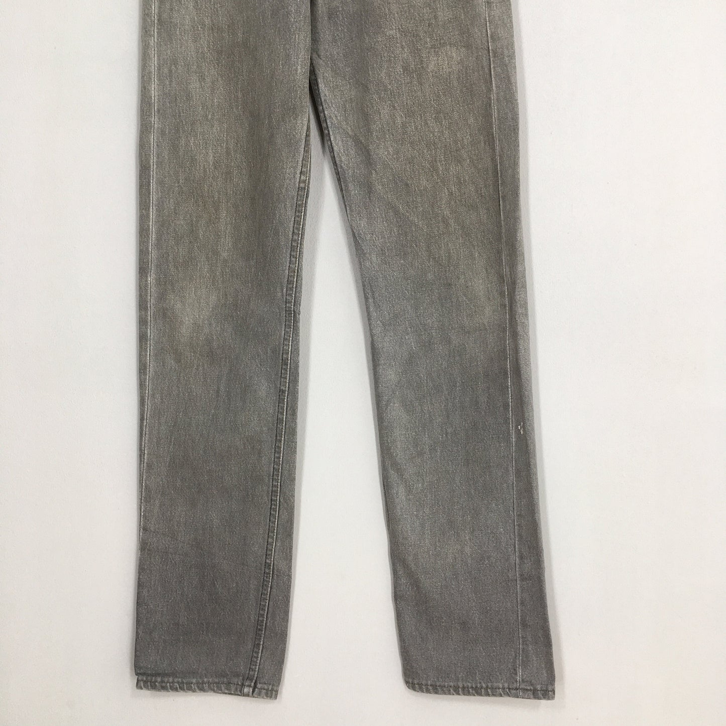 Levi's 501 Ash Grey Jeans Faded Dirty Denim Size 29x34