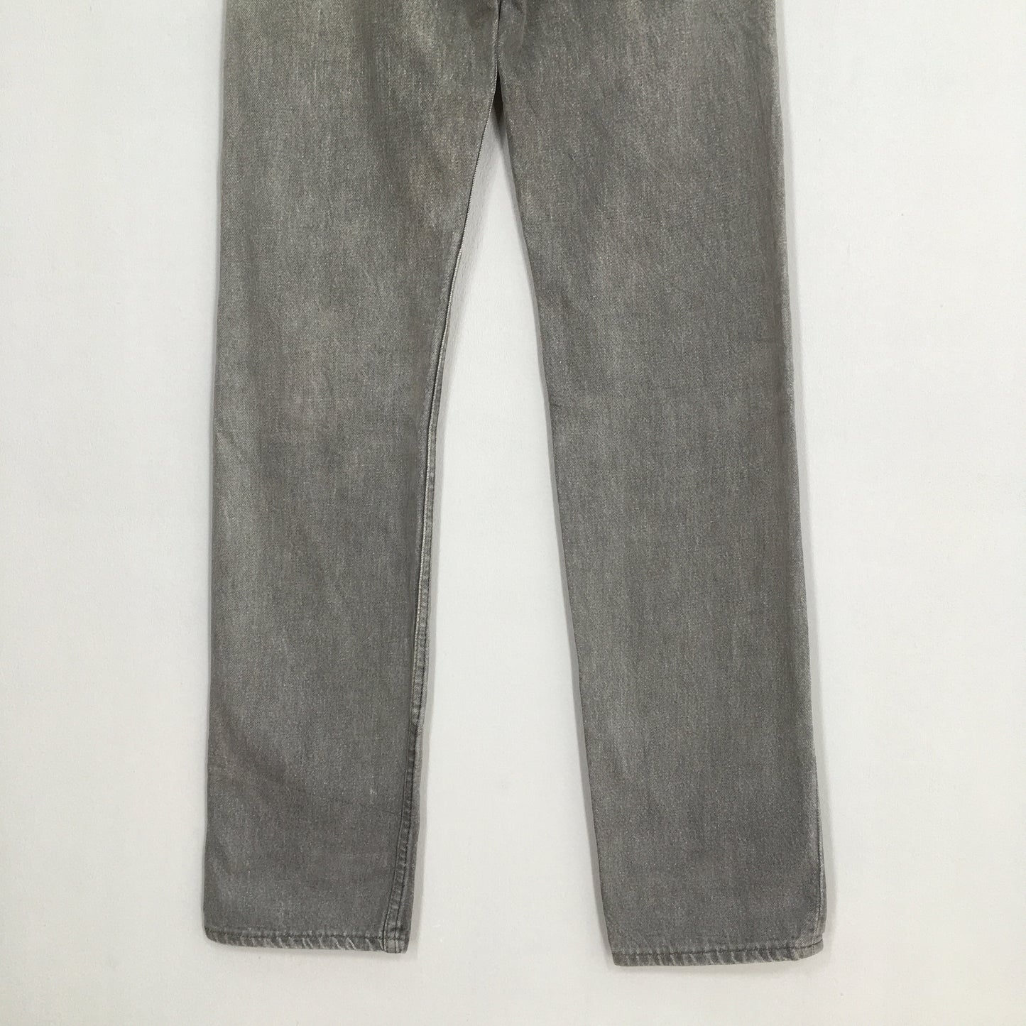 Levi's 501 Ash Grey Jeans Faded Dirty Denim Size 29x34