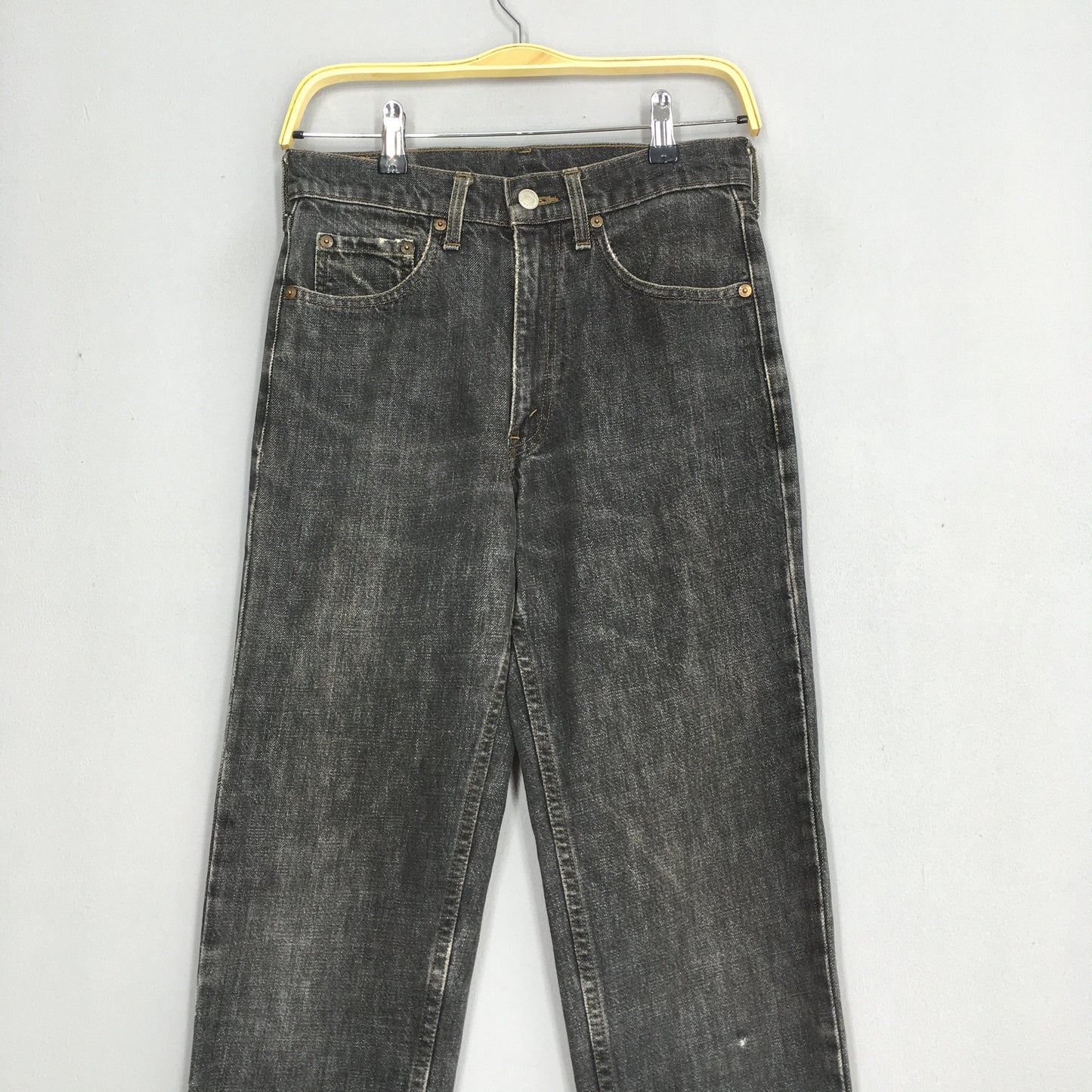 Levi's 603 Black Jeans Stone Washed Size 28x28