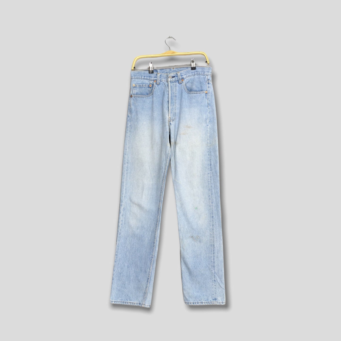 Levi's 501 Light Blue Stone Washed Denim Size 30x33