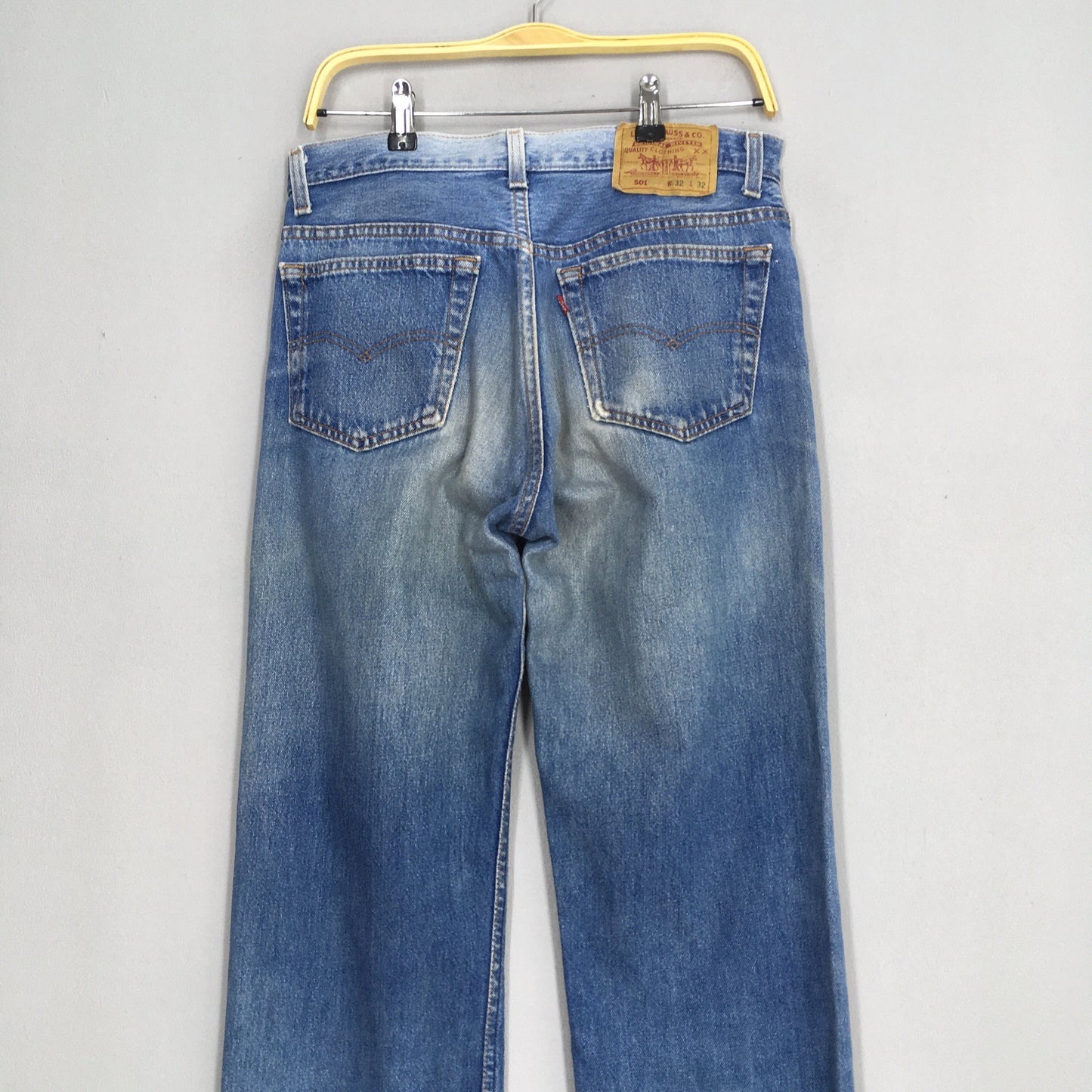 Levi's 501 Stonewash Faded Dirty Jeans Size 31x32