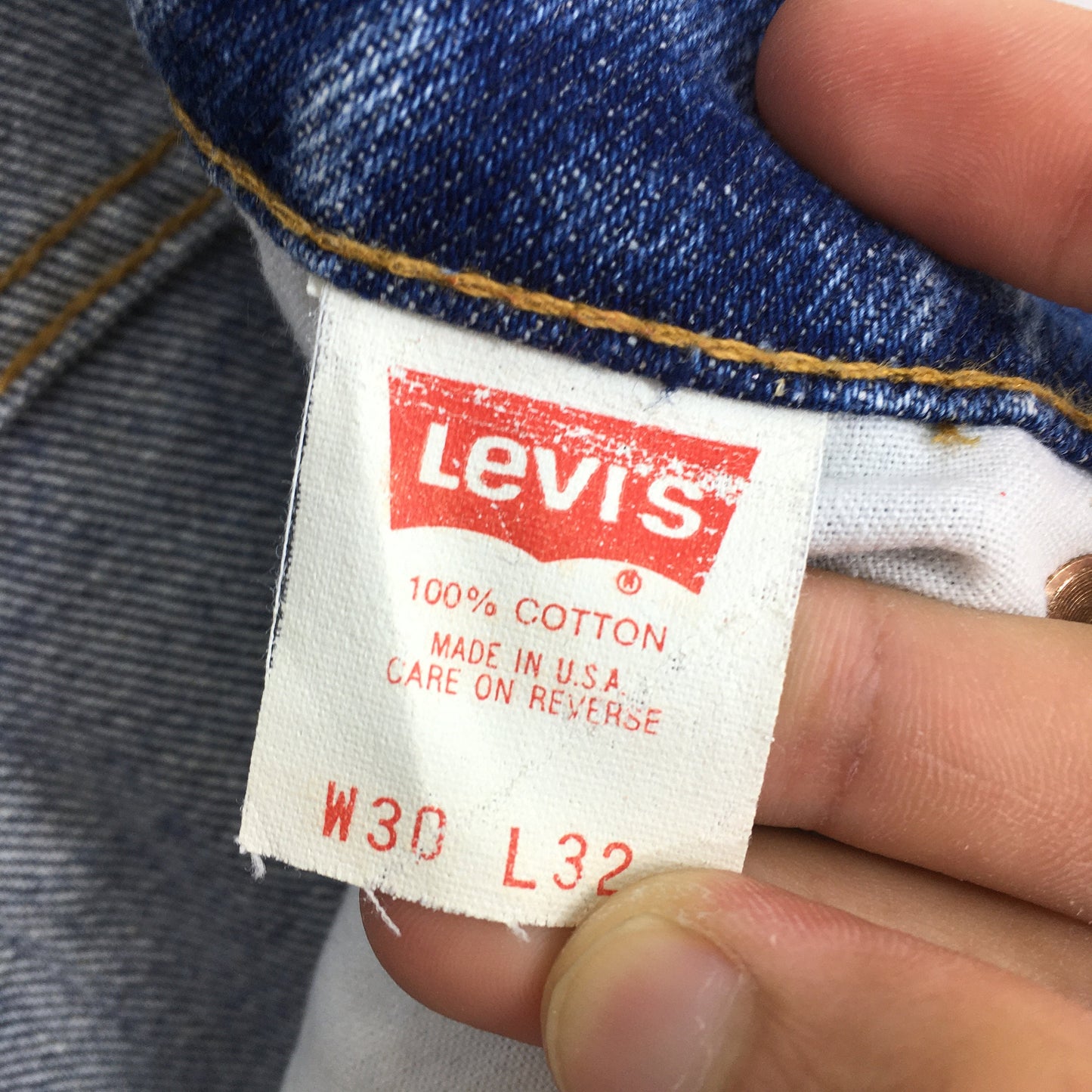 Levis 610 Indigo Blue Jeans Size 28x30