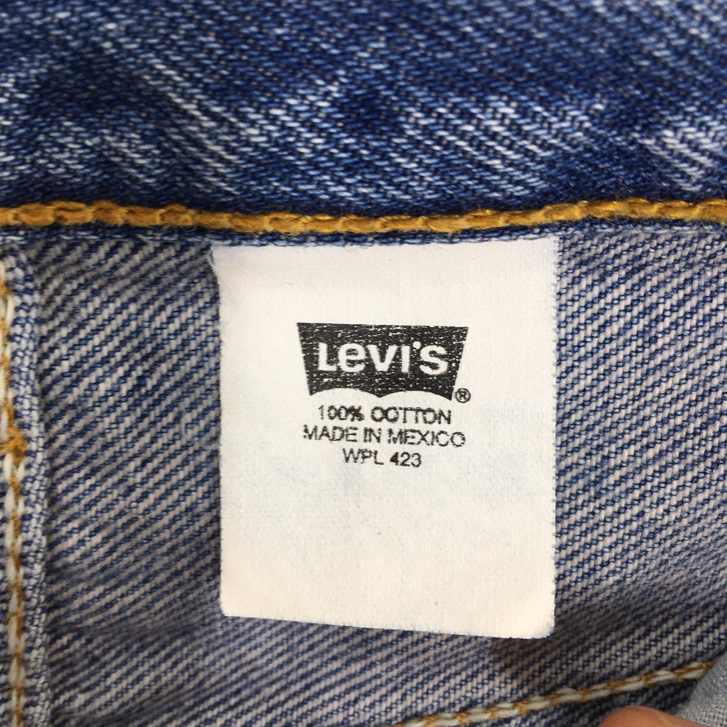 Levi's 501XX Stonewash Faded Blue Jeans Size 32x33