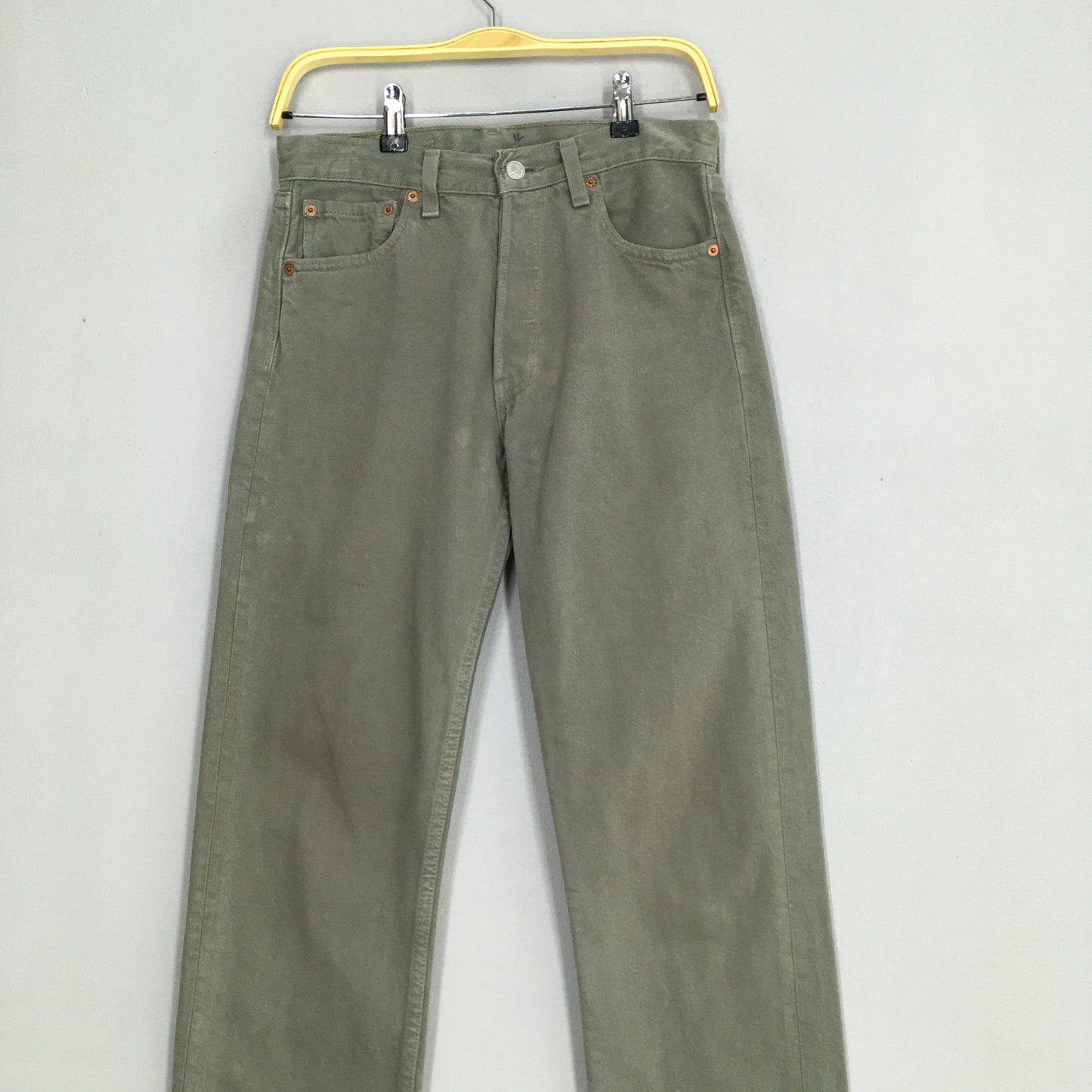 Levi's 501 Grey Jeans Levi's Button Fly Size 28x34