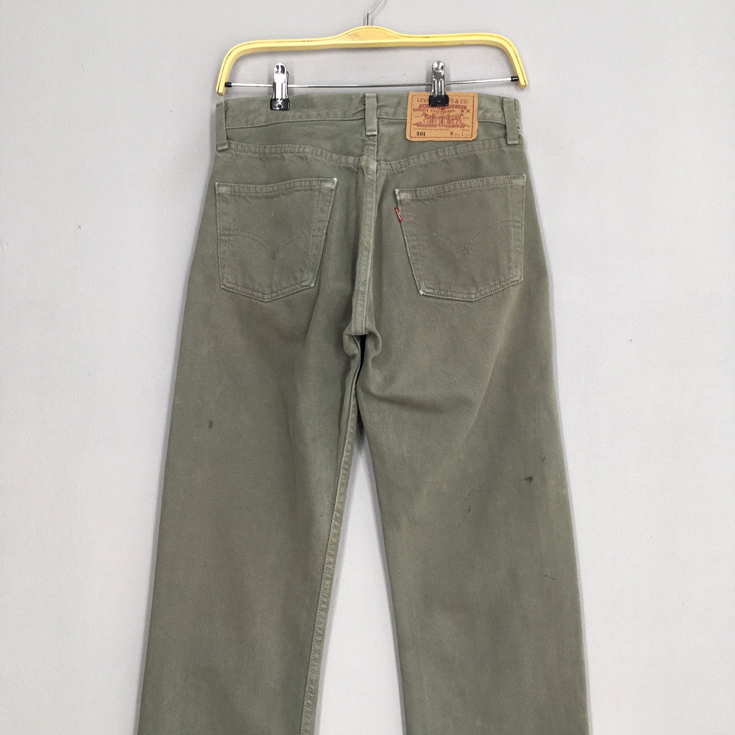 Levi's 501 Grey Jeans Levi's Button Fly Size 28x34