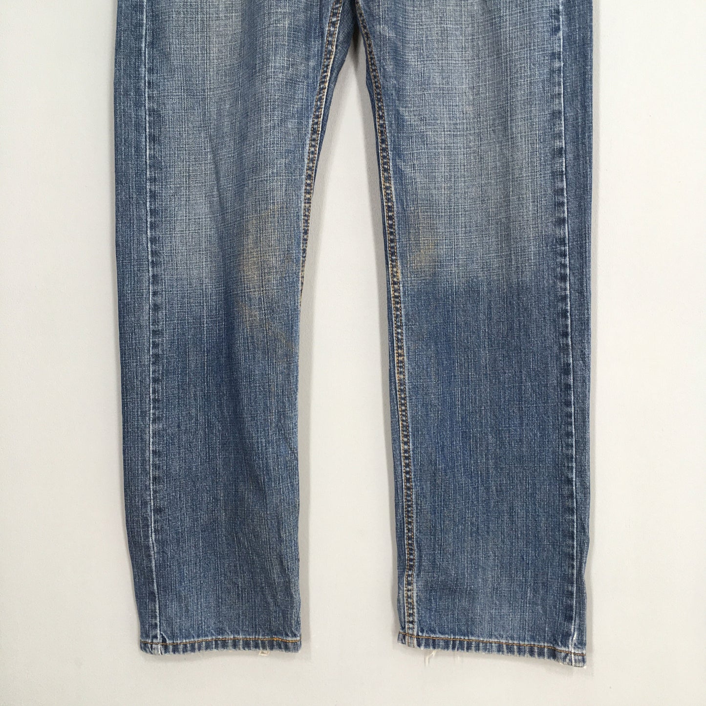 Levi's 505 Regular Fit Jeans Stonewash Denim Size 36x32